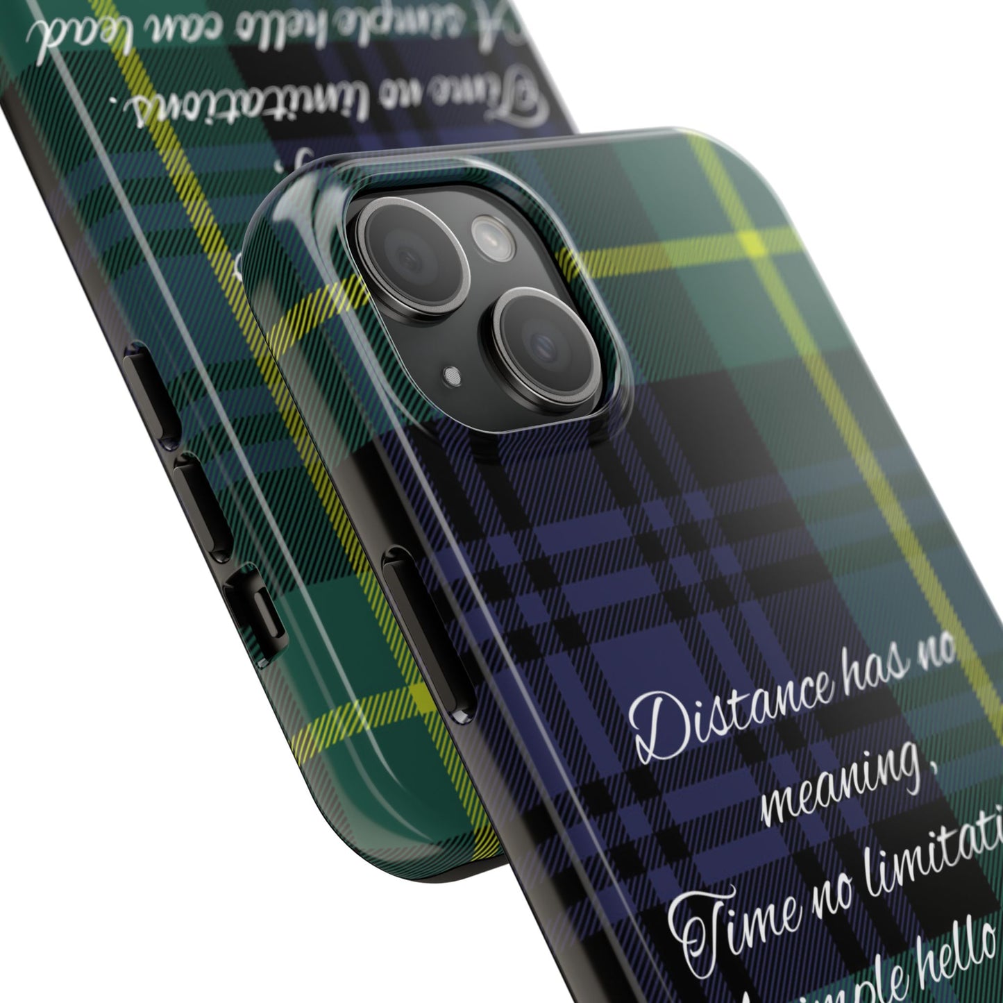 Green plaid version / Tough Phone Cases