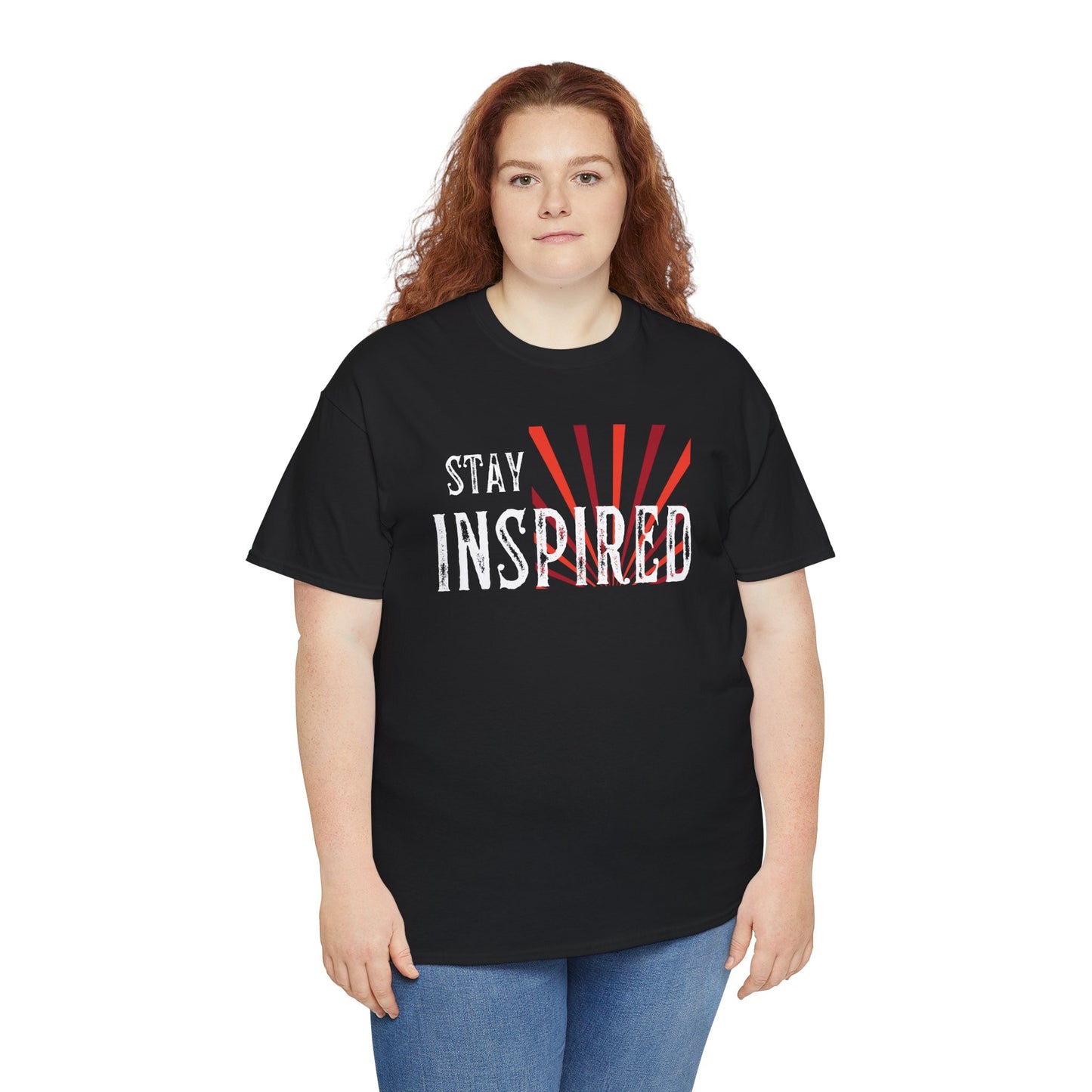 Stay Inspired Unisex Heavy Cotton Tee
