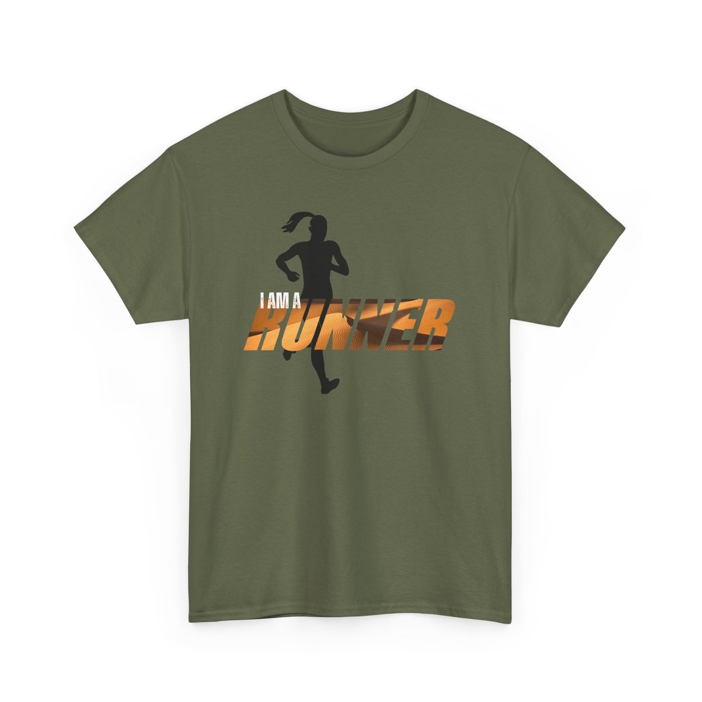 I am a Runner Unisex Heavy Cotton Tee