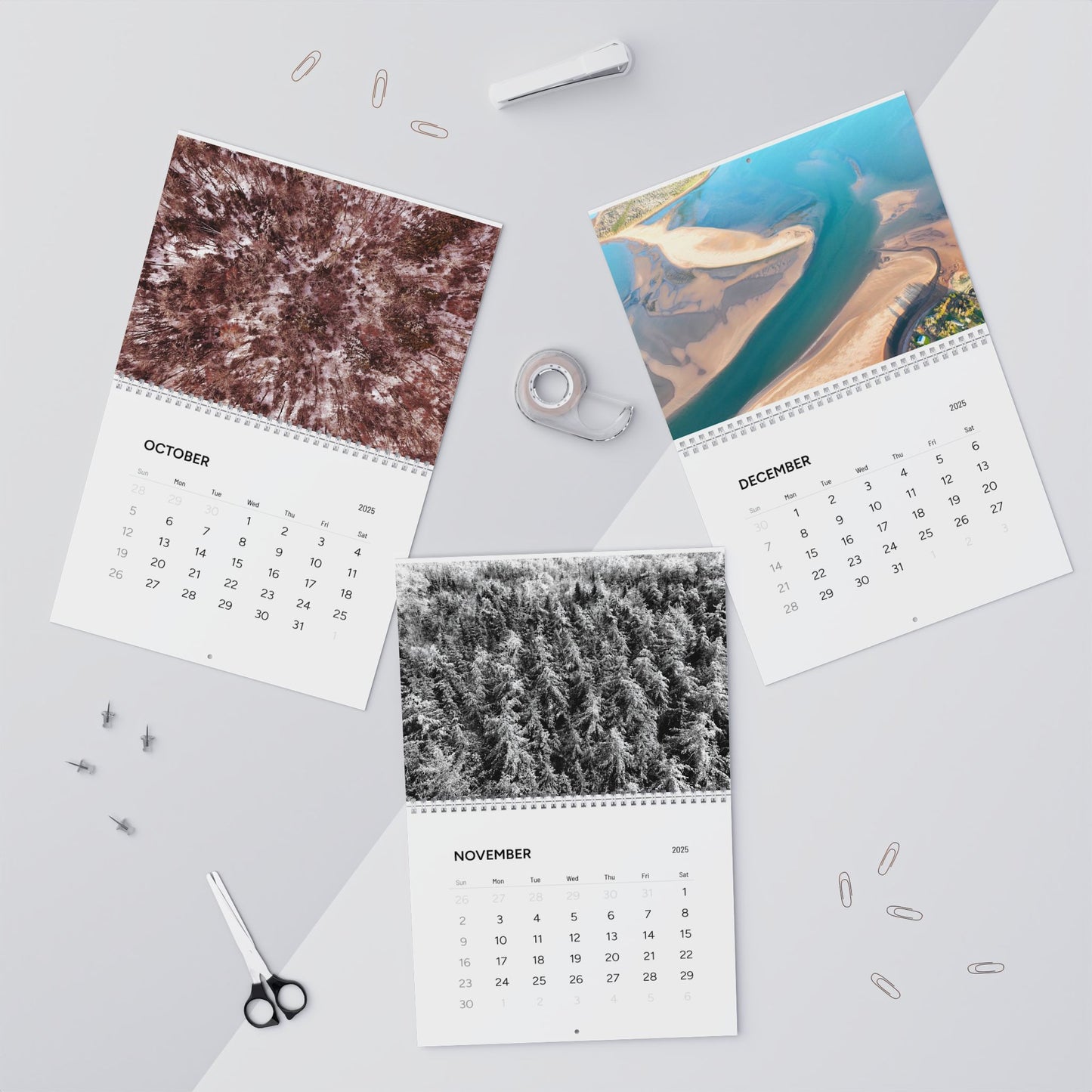 Aerial Art / Wall Calendars (2025)