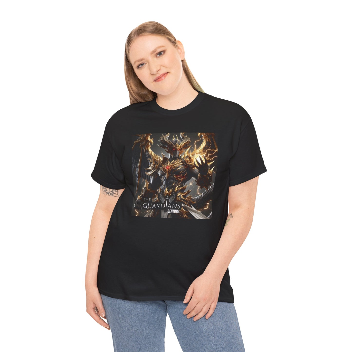 The Guardians Sentinel / Elite Unisex Heavy Cotton Tee (Made with AI)