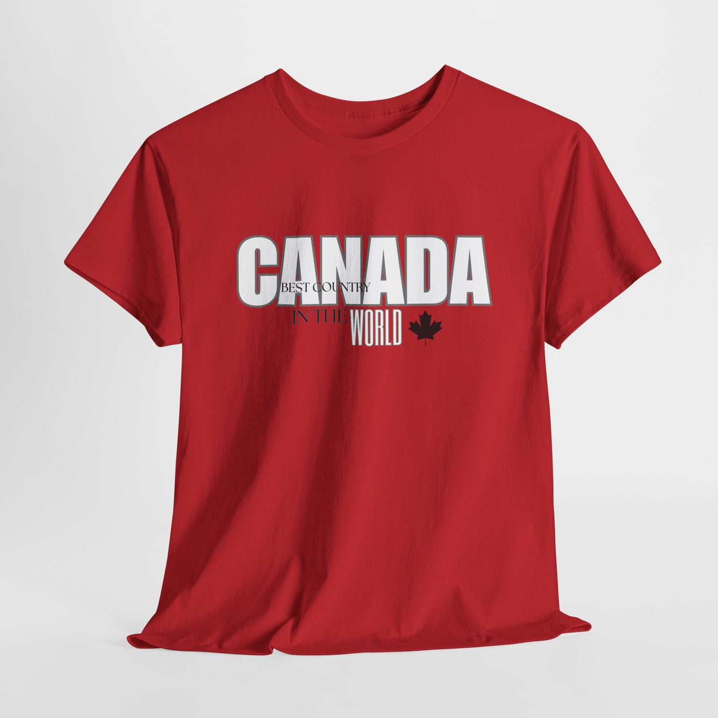 Canada Best Country In The World Unisex Heavy Cotton Tee