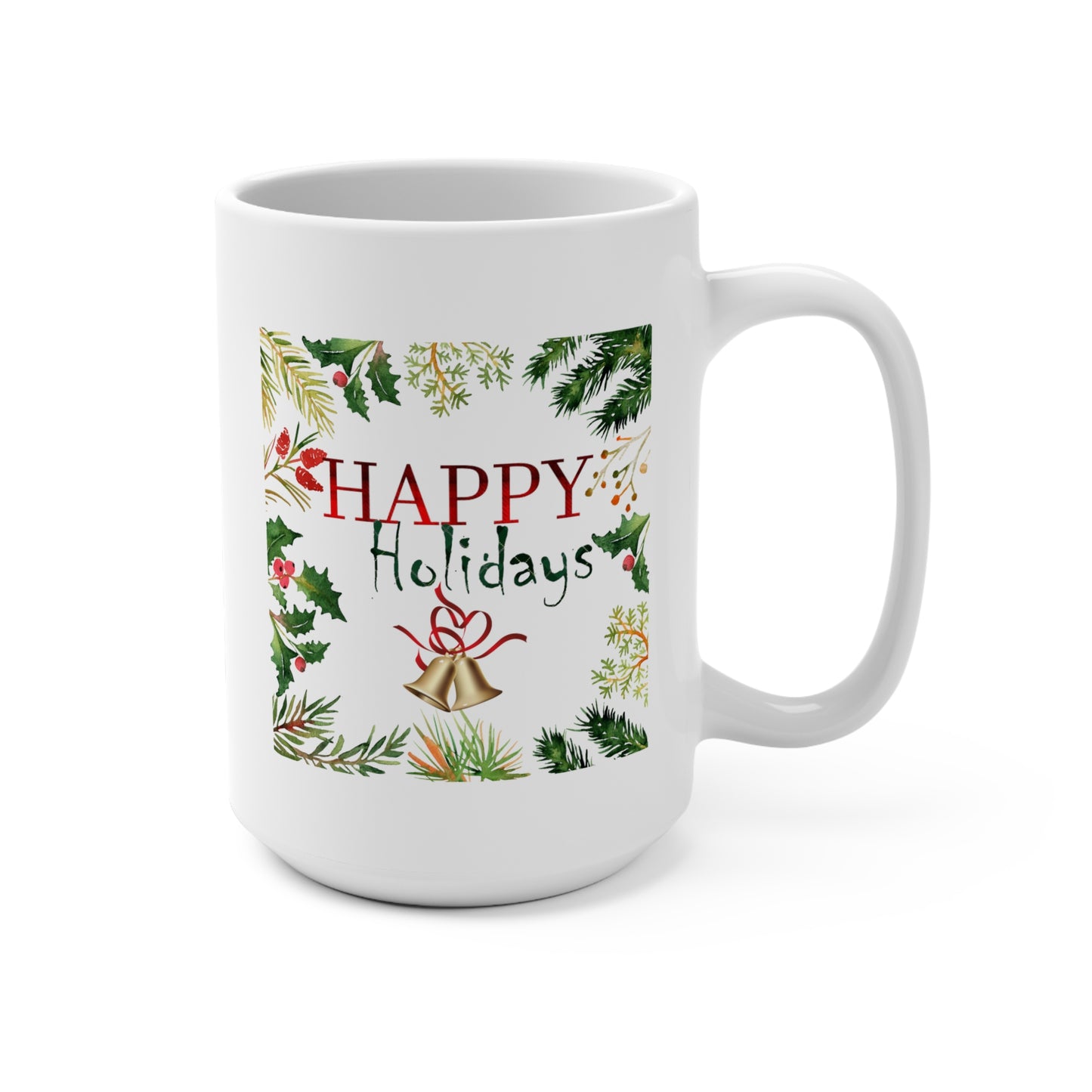 Happy Holidays / Mug 15oz white