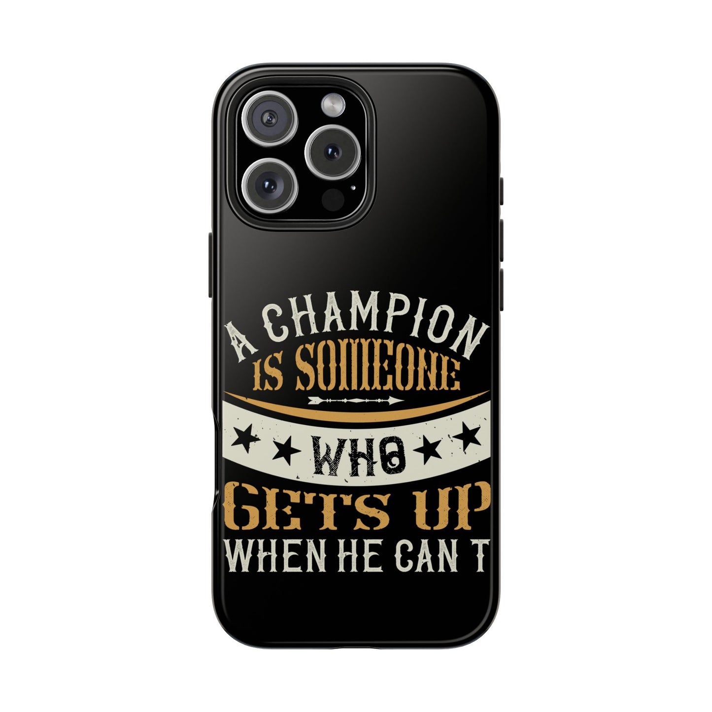 A champion is someone who gets up when he can't (Boxing)  / Tough Phone Cases