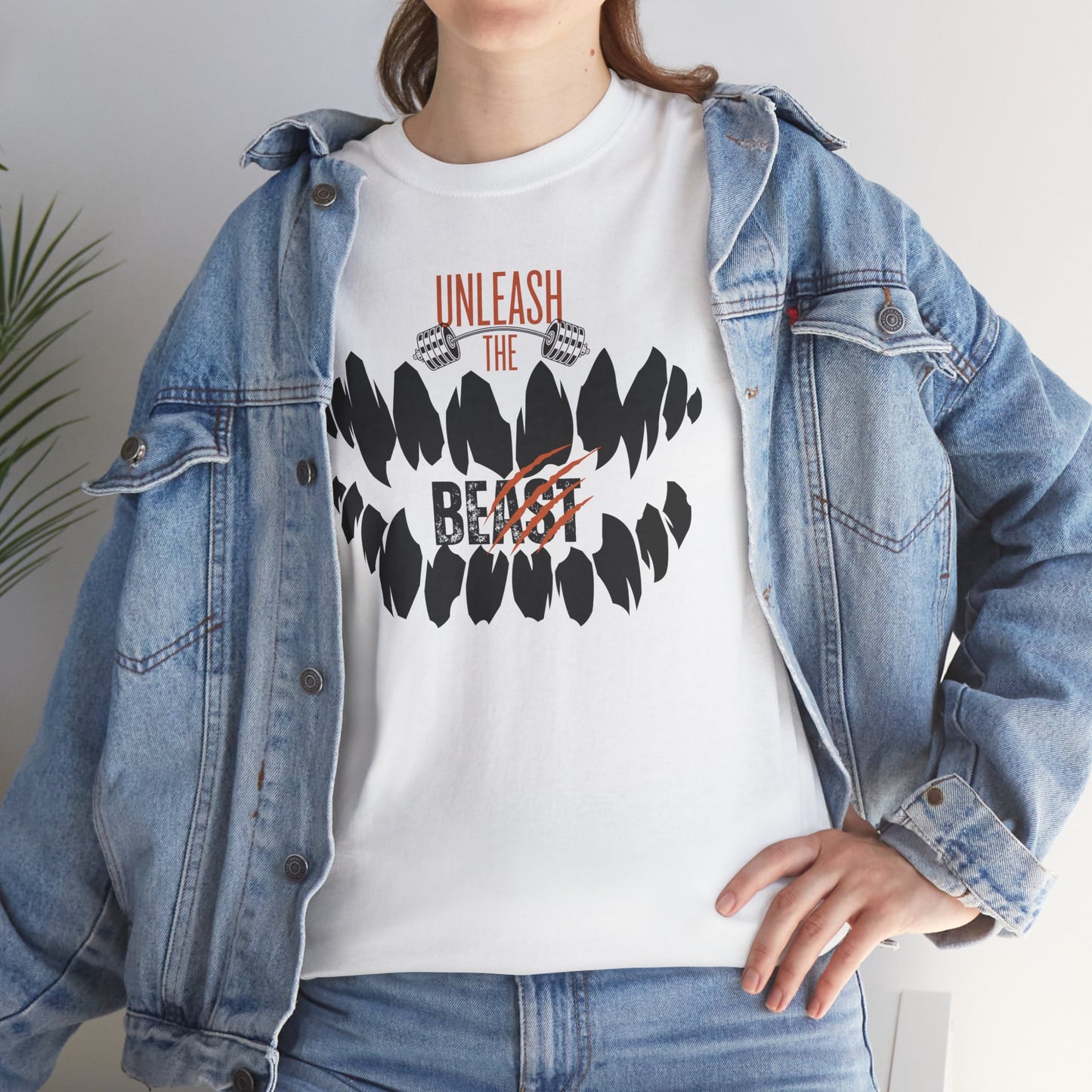 Unleash the Savage Unisex Heavy Cotton Tee