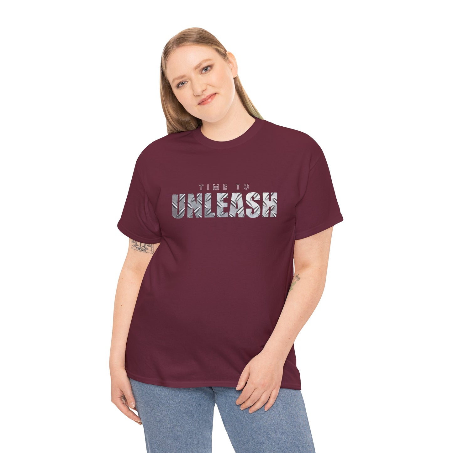 Time to Unleash Unisex Heavy Cotton Tee