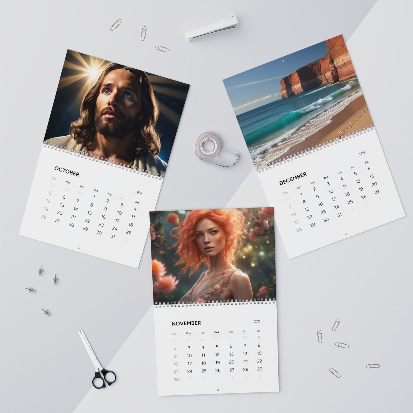 AI Creations  2 Calendar 2025 / Wall Calendars (2025)