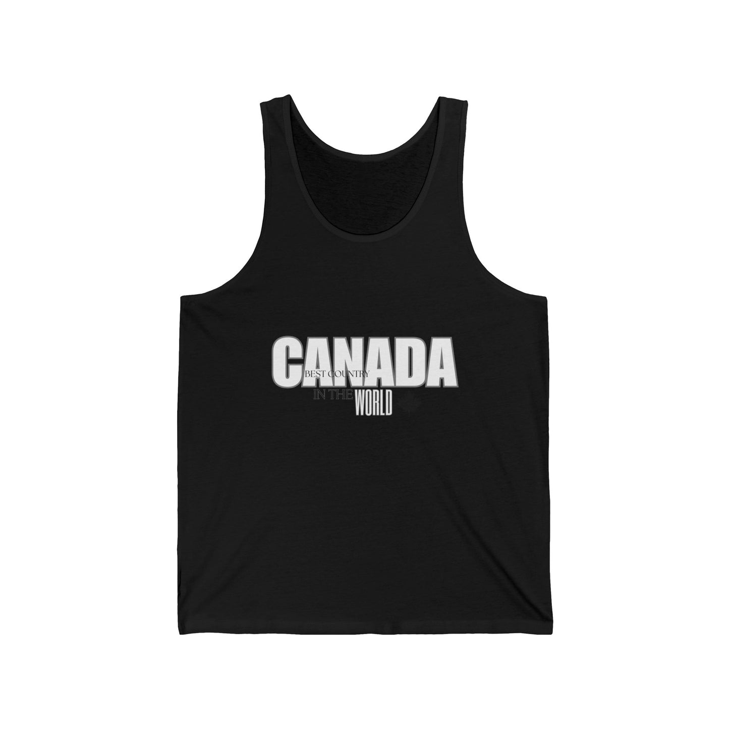 Canada (Best country in the world) / Unisex Jersey Tank