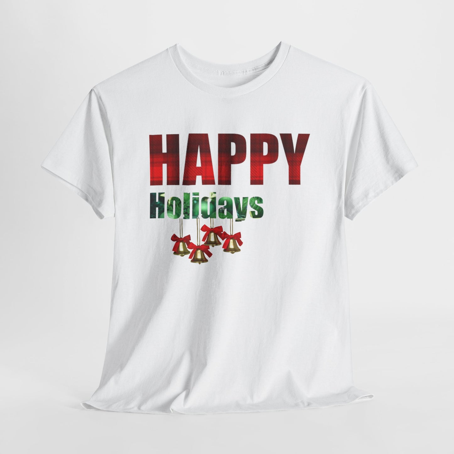 Happy Holidays Unisex Heavy Cotton Tee