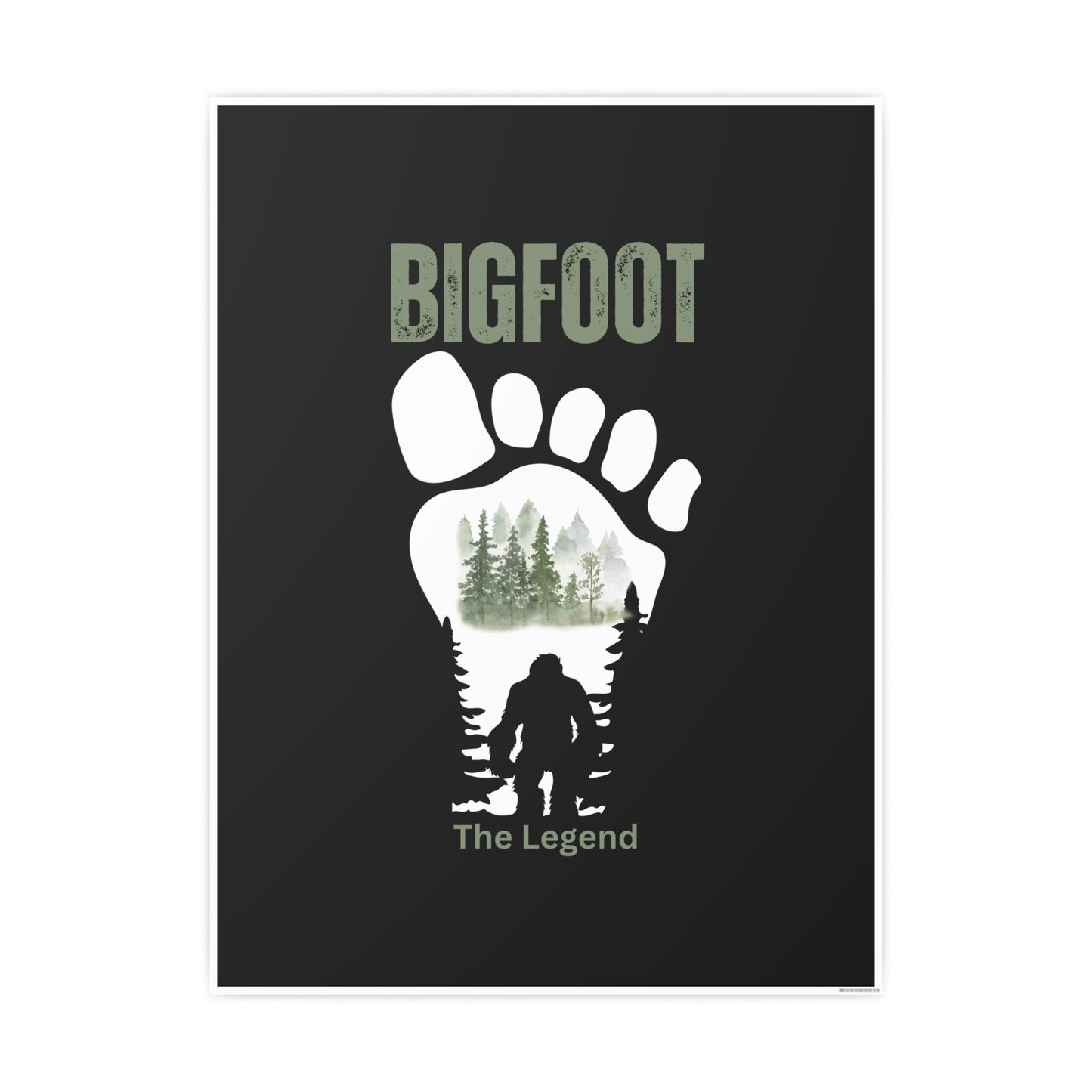 BIGFOOT The Legend / Photo Art Paper Posters