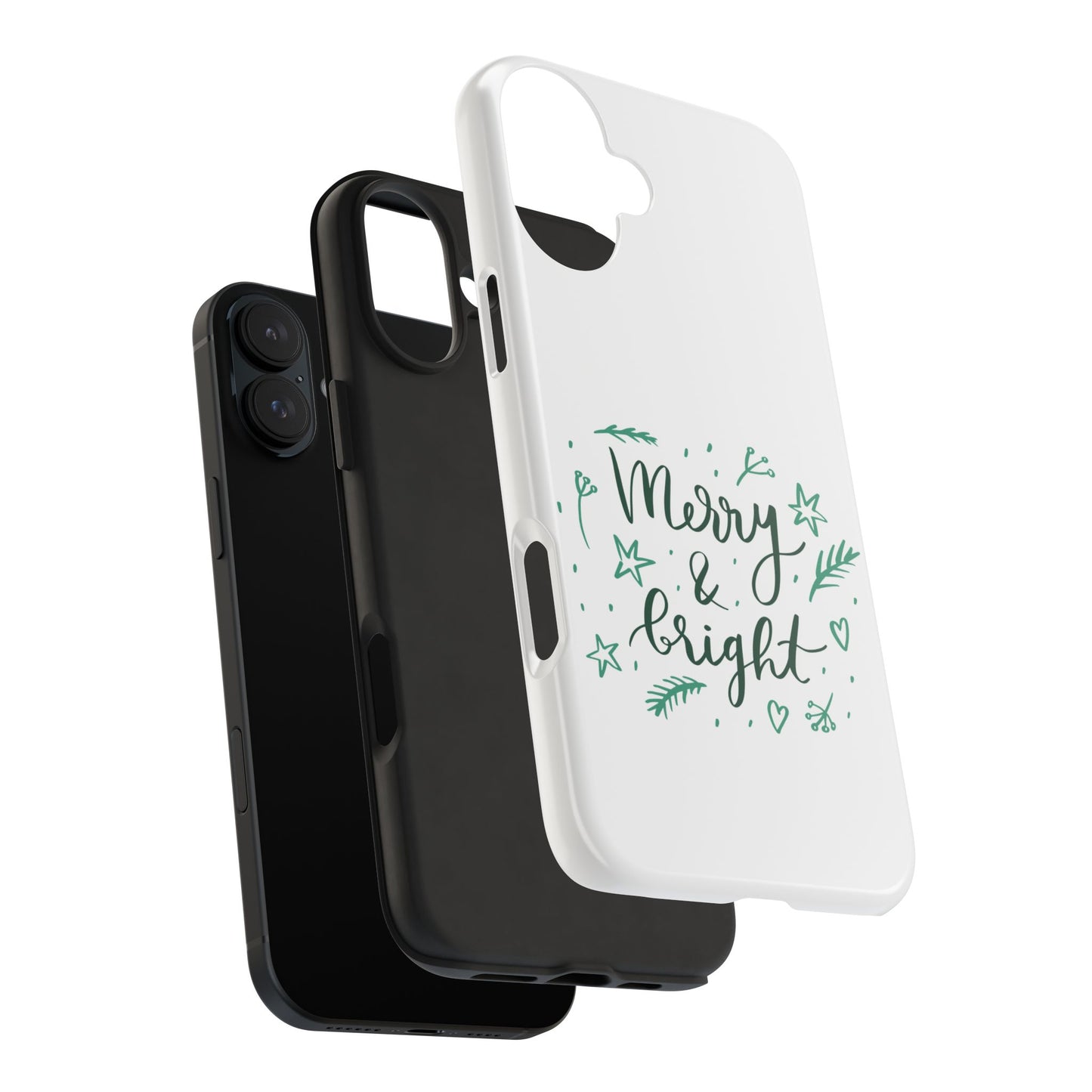 Merry and Bright (Christmas) / Tough Phone Cases