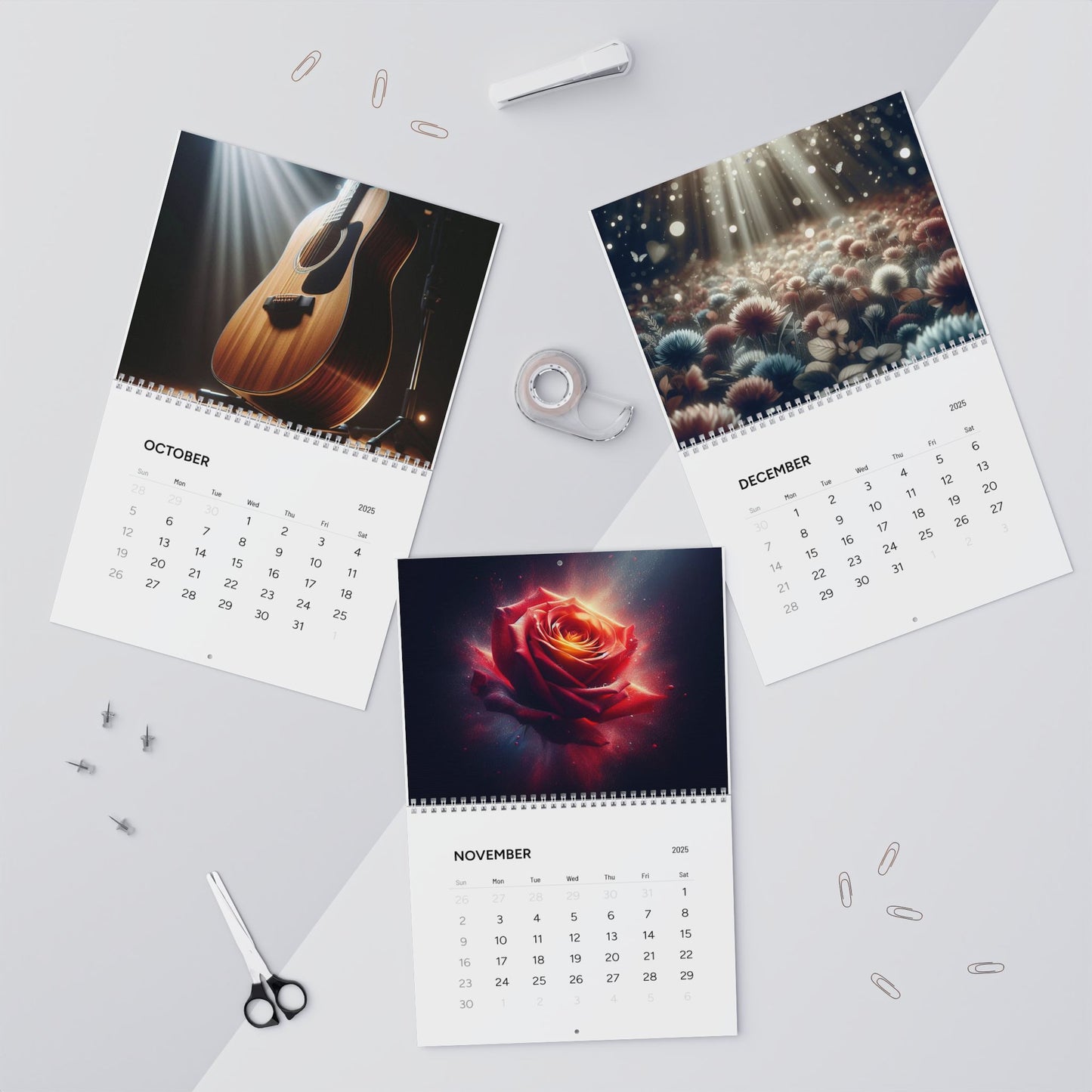 Beautiful AI Creations 3 / Wall Calendars (2025)