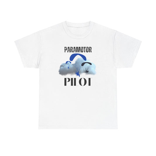 Paramotor Pilot Unisex Heavy Cotton Tee