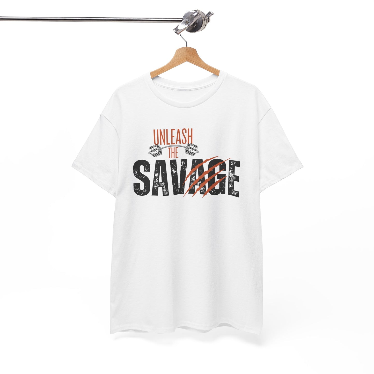 Unleash the Savage Unisex Heavy Cotton Tee