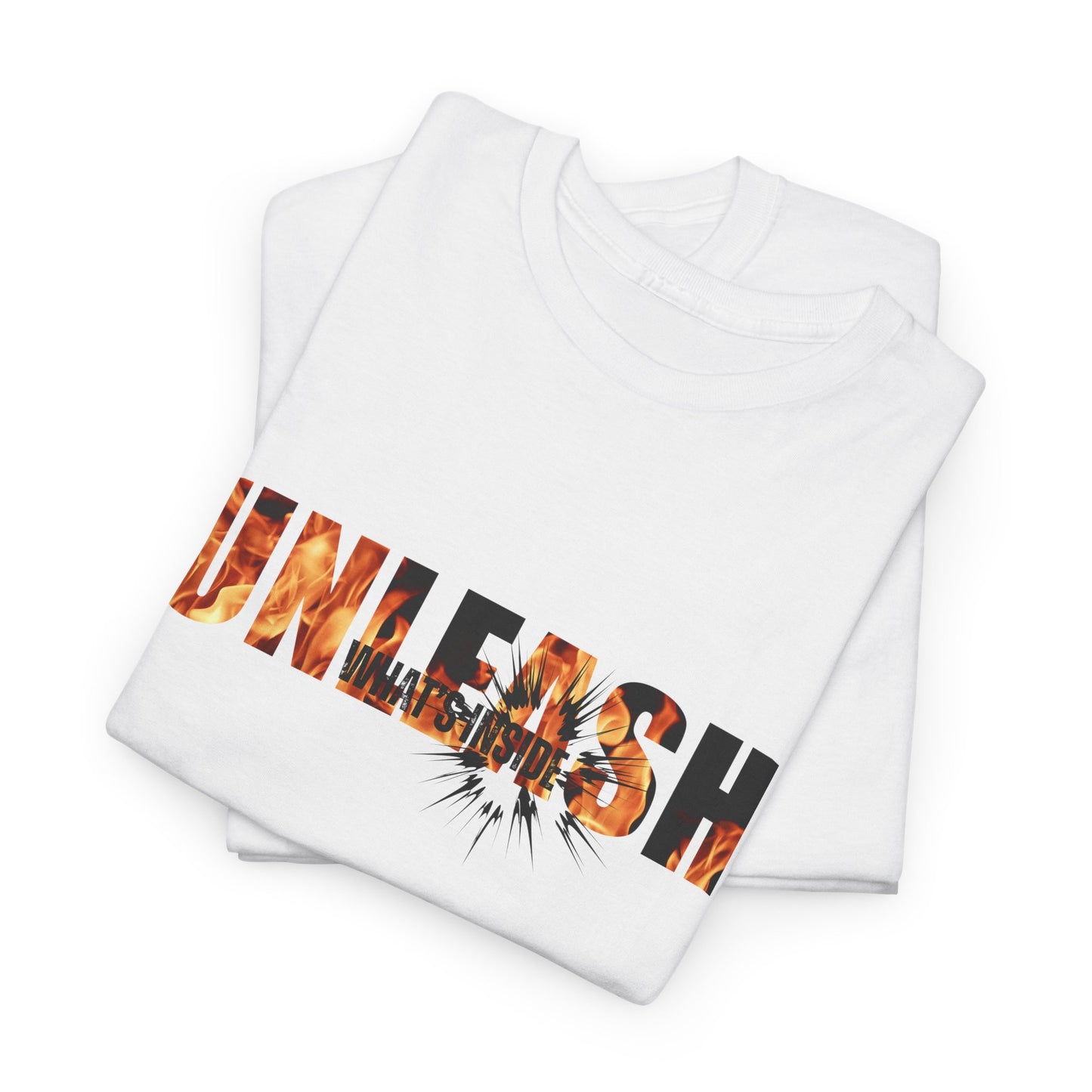 Unleash what's Inside Unisex Heavy Cotton Tee