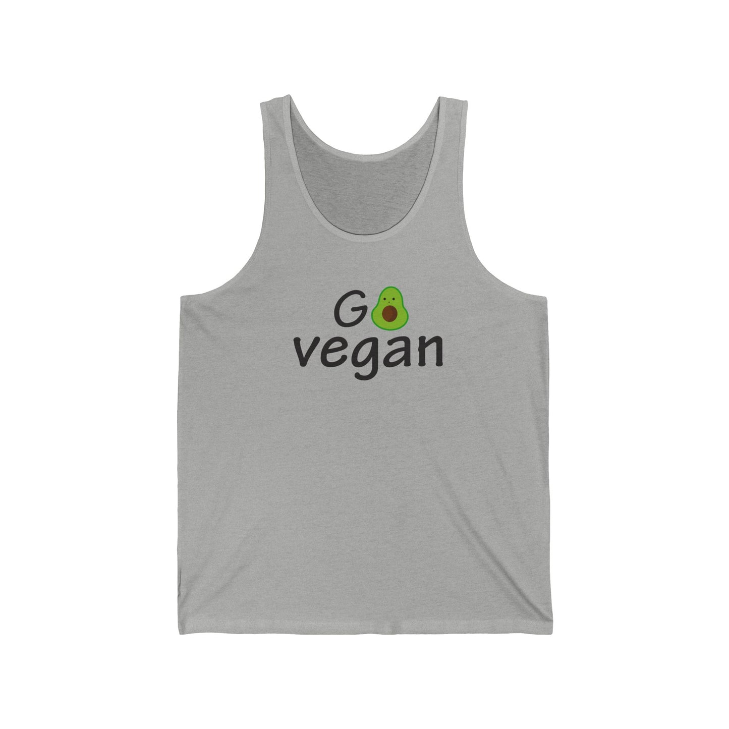 Go Vegan / Unisex Jersey Tank