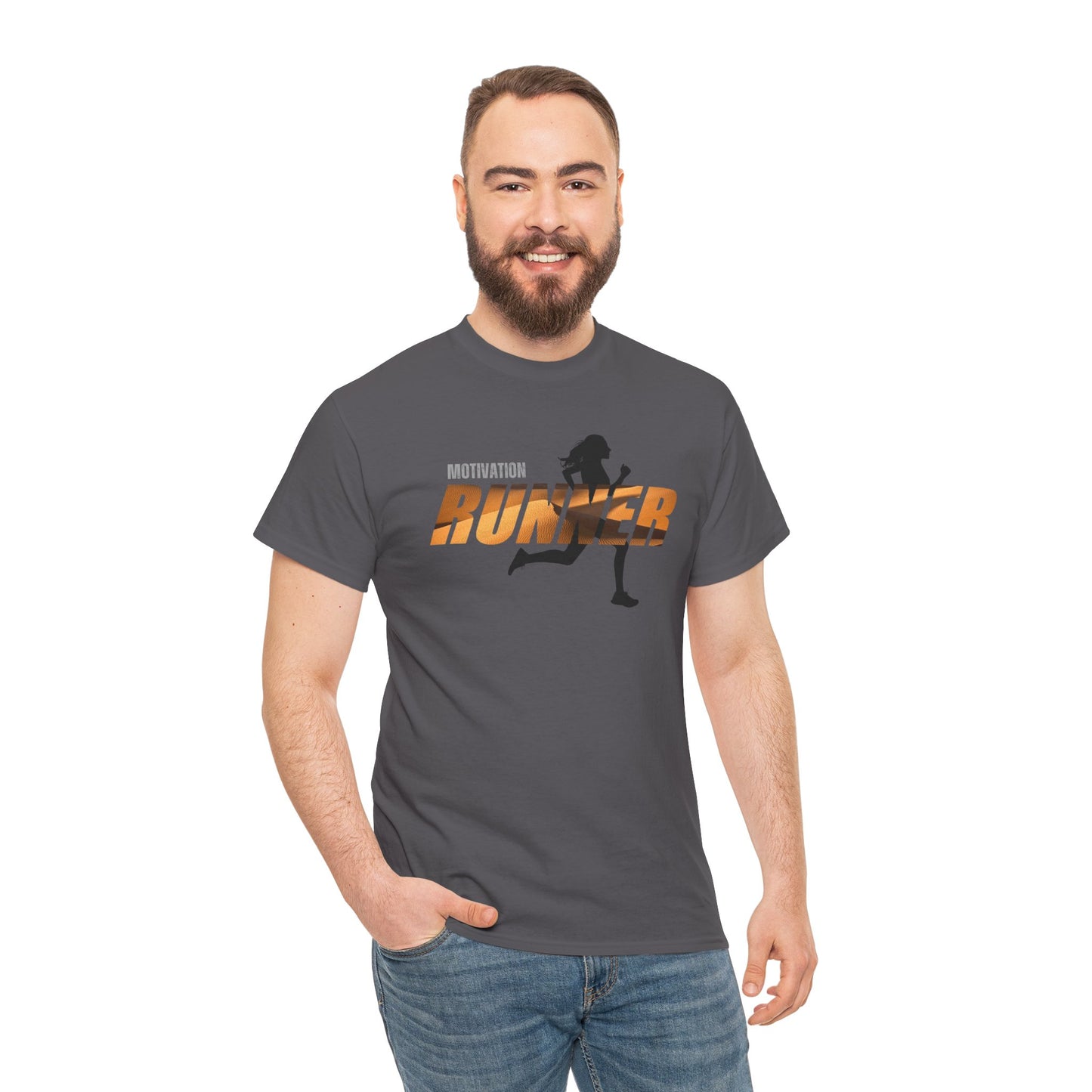 I am a Runner Unisex Heavy Cotton Tee