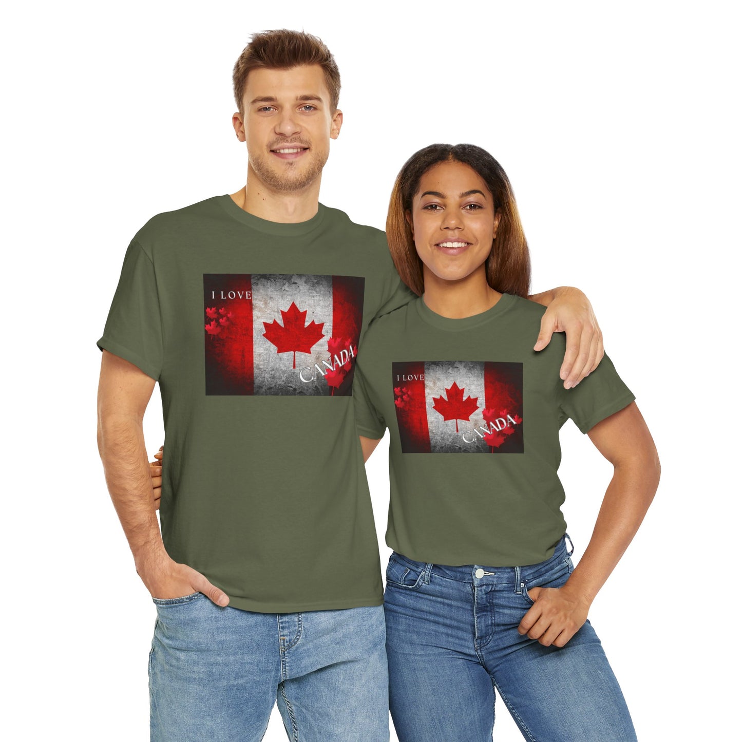 I Love Canada Unisex Heavy Cotton Tee