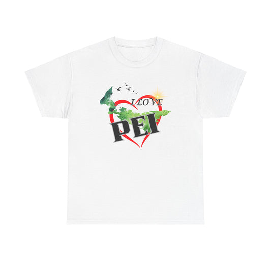 I Love PEI / Canada Unisex Heavy Cotton Tee