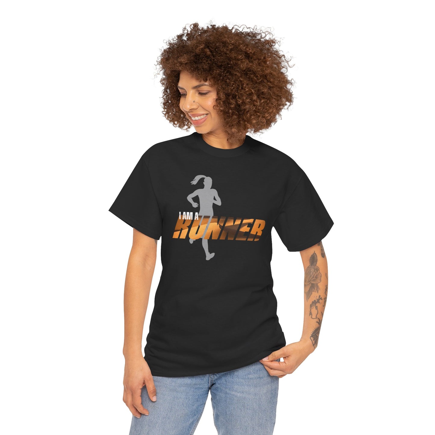 I am a Runner Unisex Heavy Cotton Tee