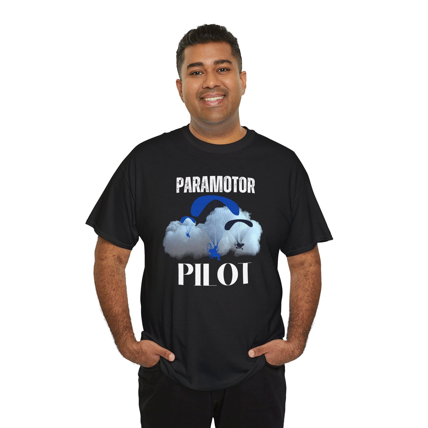 Paramotor Pilot Unisex Heavy Cotton Tee