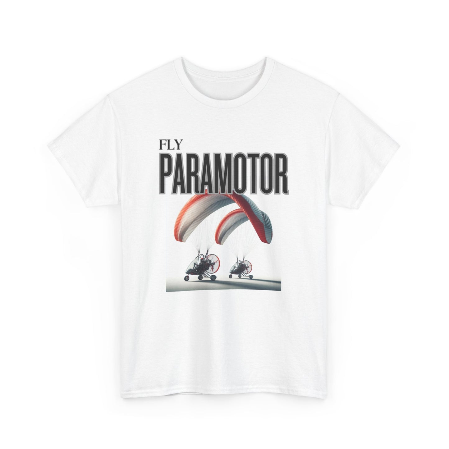 Fly Paramotor Unisex Heavy Cotton Tee