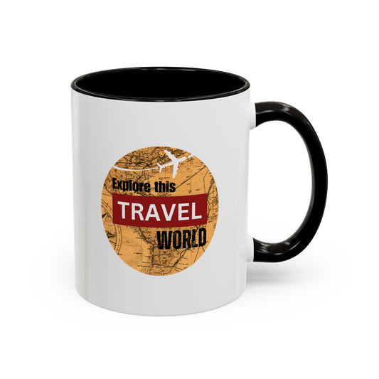 Travel this World / Colorful Mugs (11oz, 15oz)