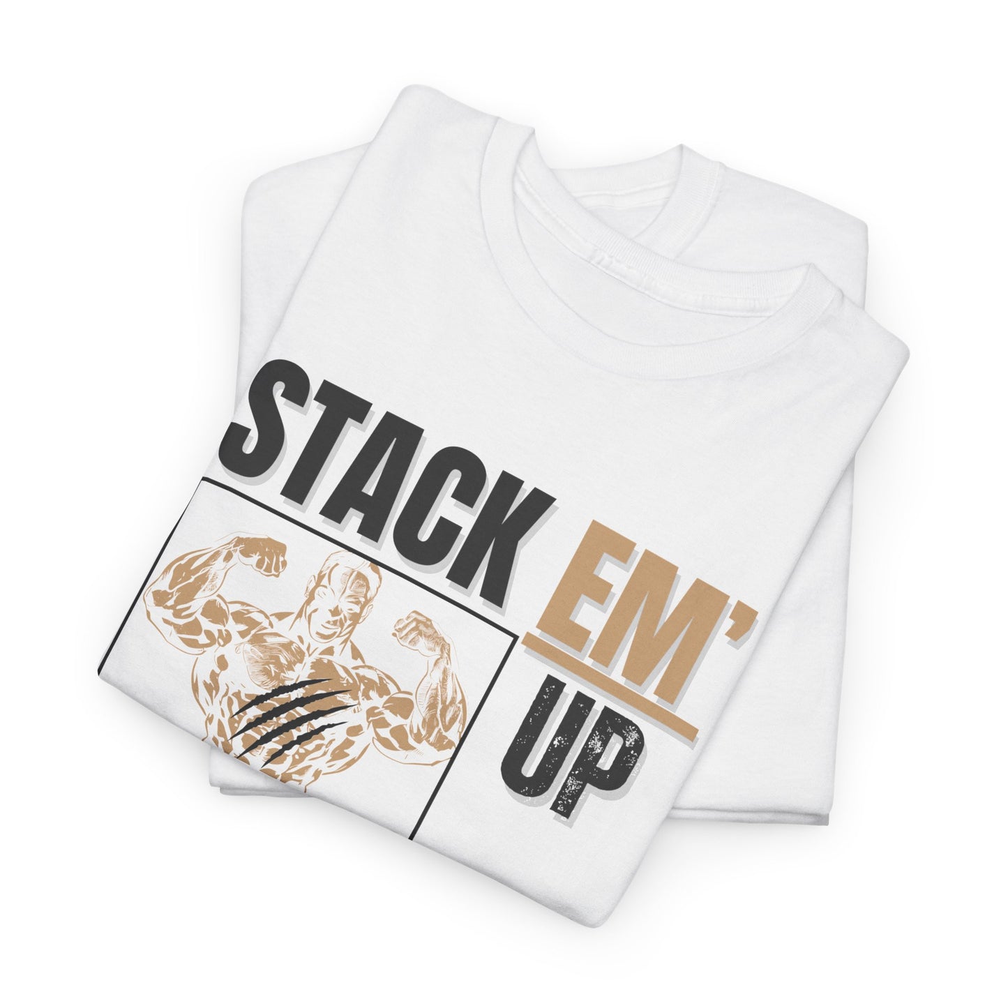 Stack Em Up  Unisex Heavy Cotton Tee