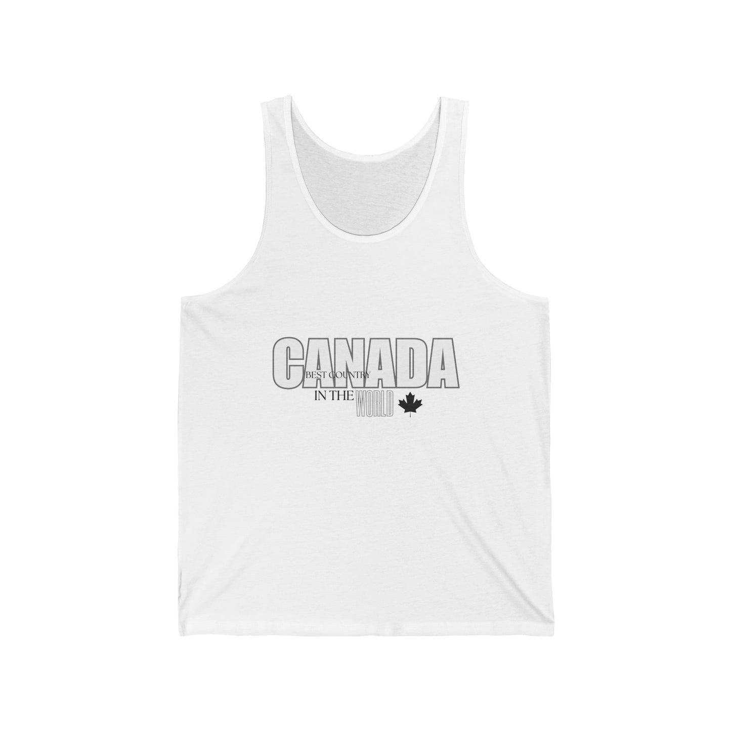 Canada (Best country in the world) / Unisex Jersey Tank