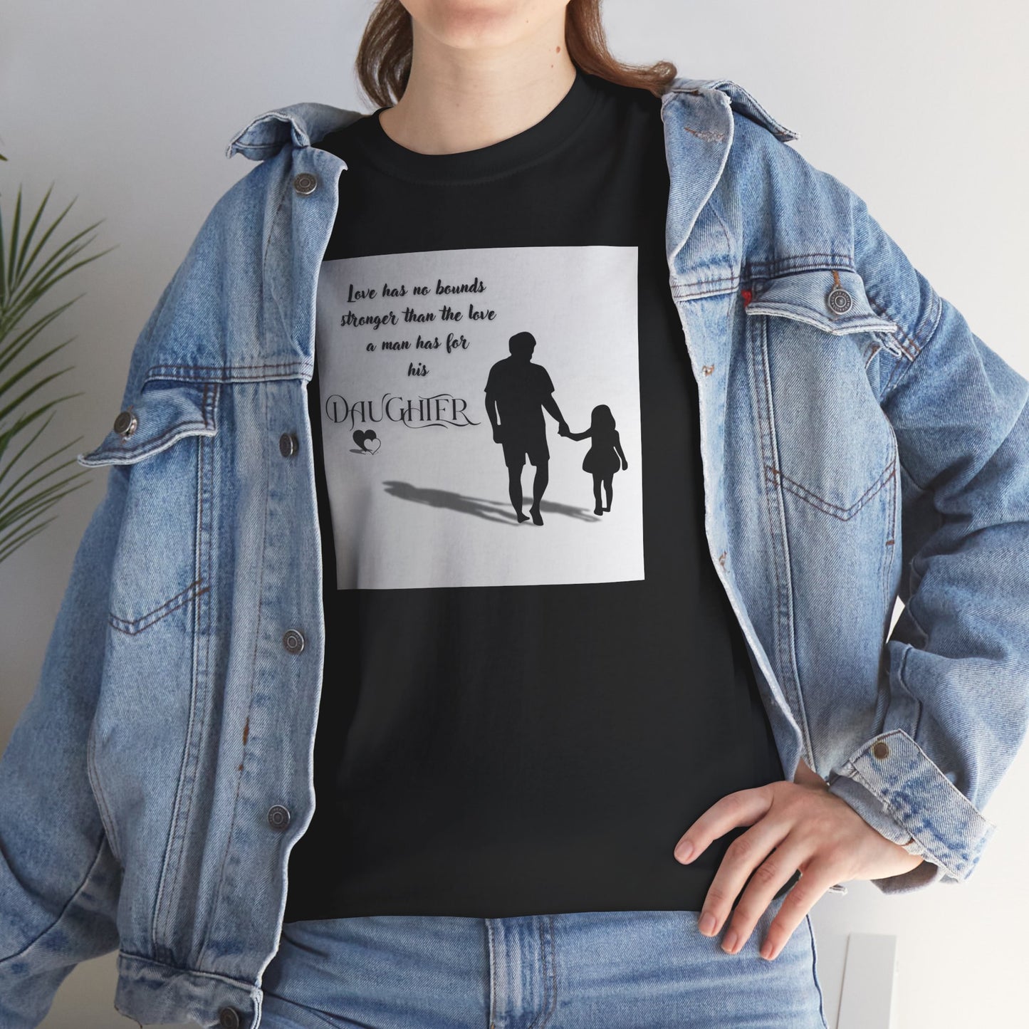 Father / Daughter quote Unisex Heavy Cotton Tee