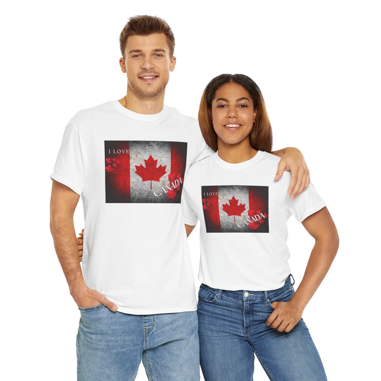 I Love Canada Unisex Heavy Cotton Tee