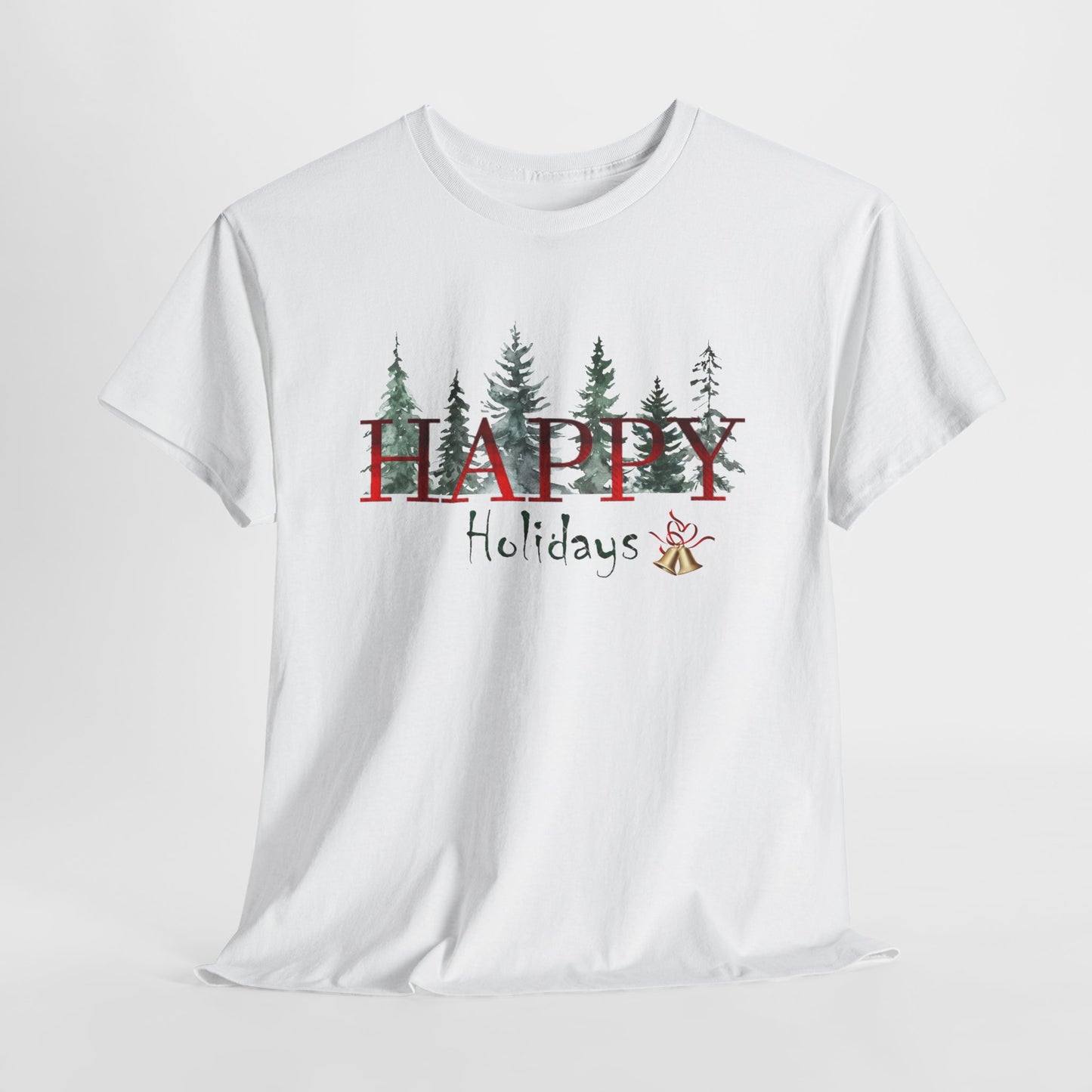 Happy Holidays Unisex Heavy Cotton Tee