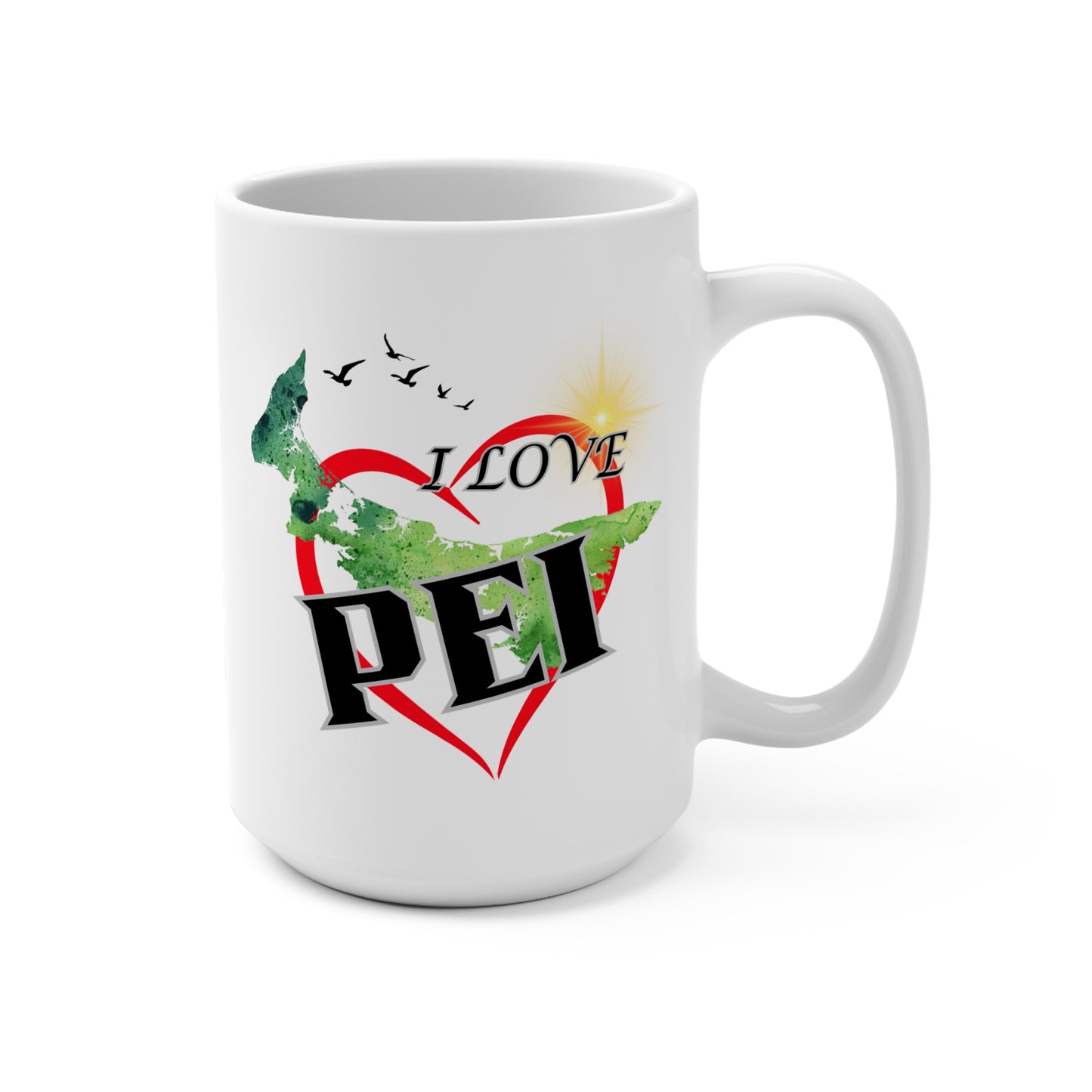 I love PEI / Mug 15oz white
