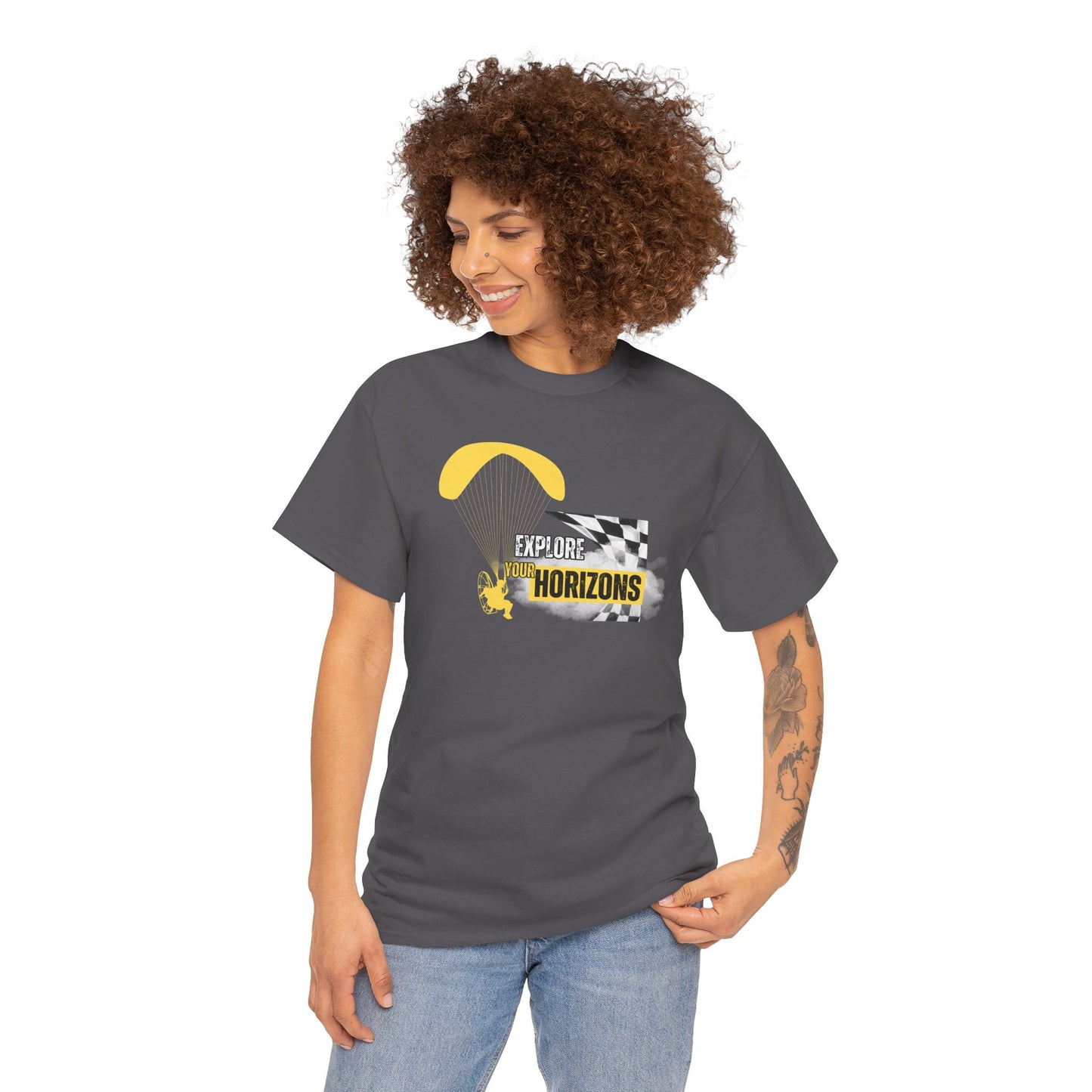 Exploring your Horizons Unisex Heavy Cotton Tee