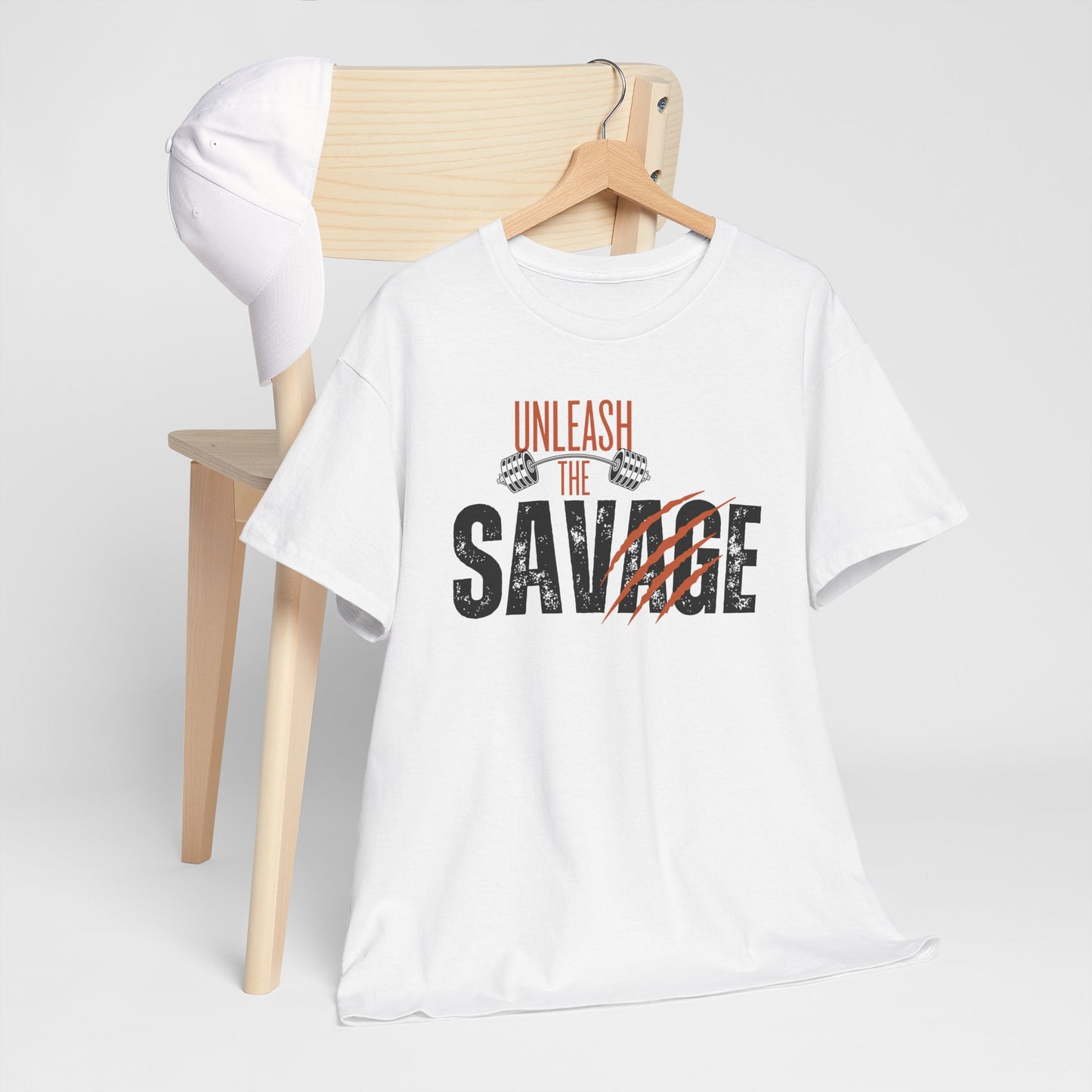 Unleash the Savage Unisex Heavy Cotton Tee