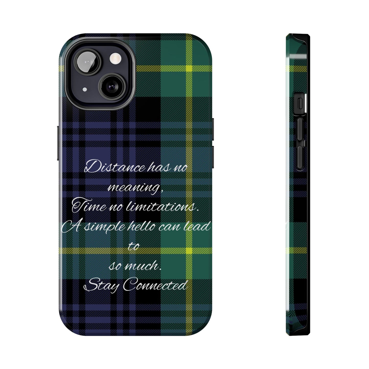 Green plaid version / Tough Phone Cases