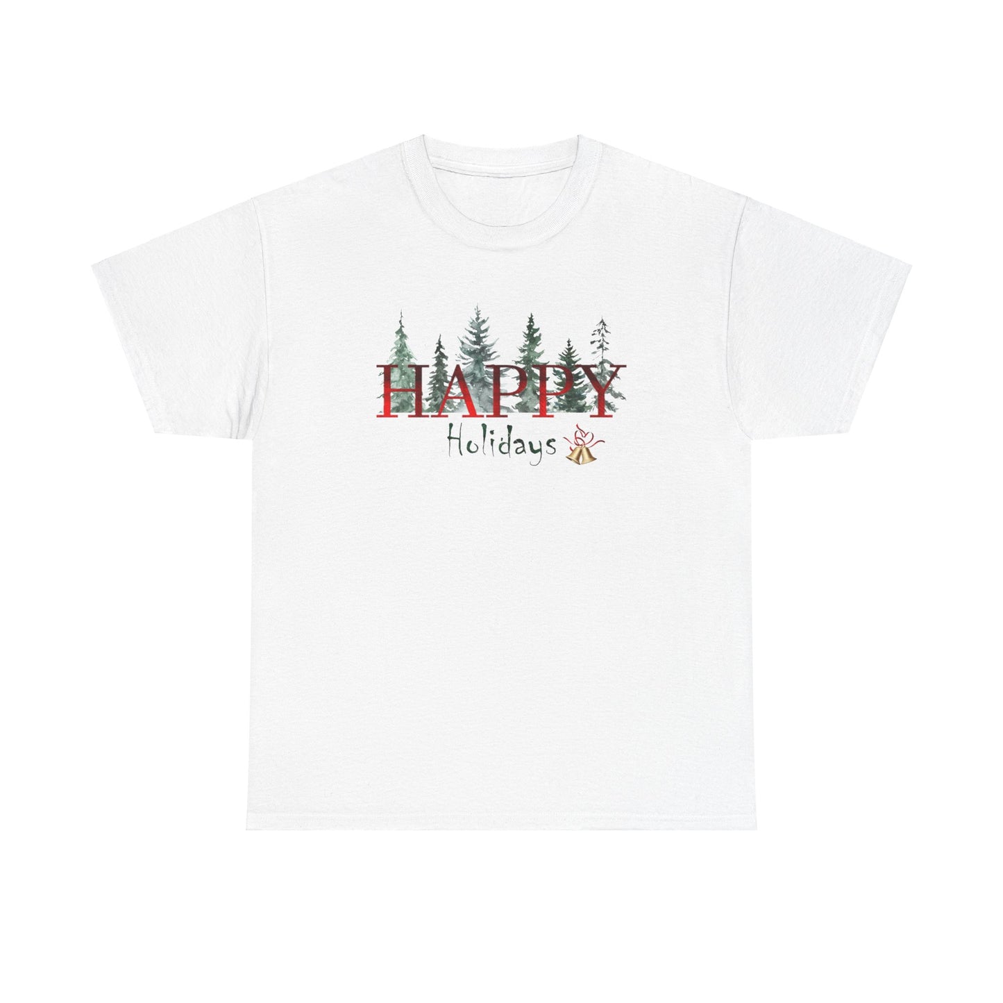 Happy Holidays Unisex Heavy Cotton Tee