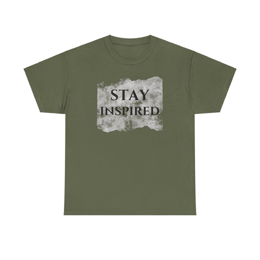 Stay Inspired Unisex Heavy Cotton Tee