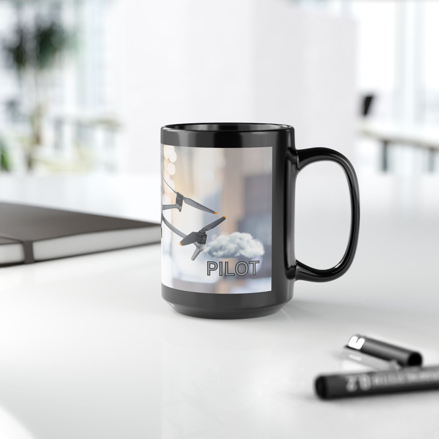 Drone Pilot / Black Mug, 15oz