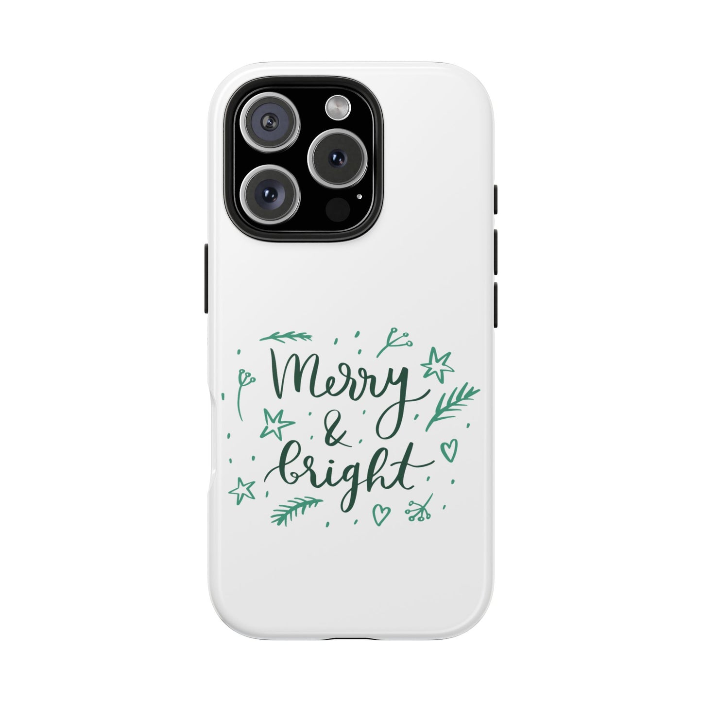 Merry and Bright (Christmas) / Tough Phone Cases