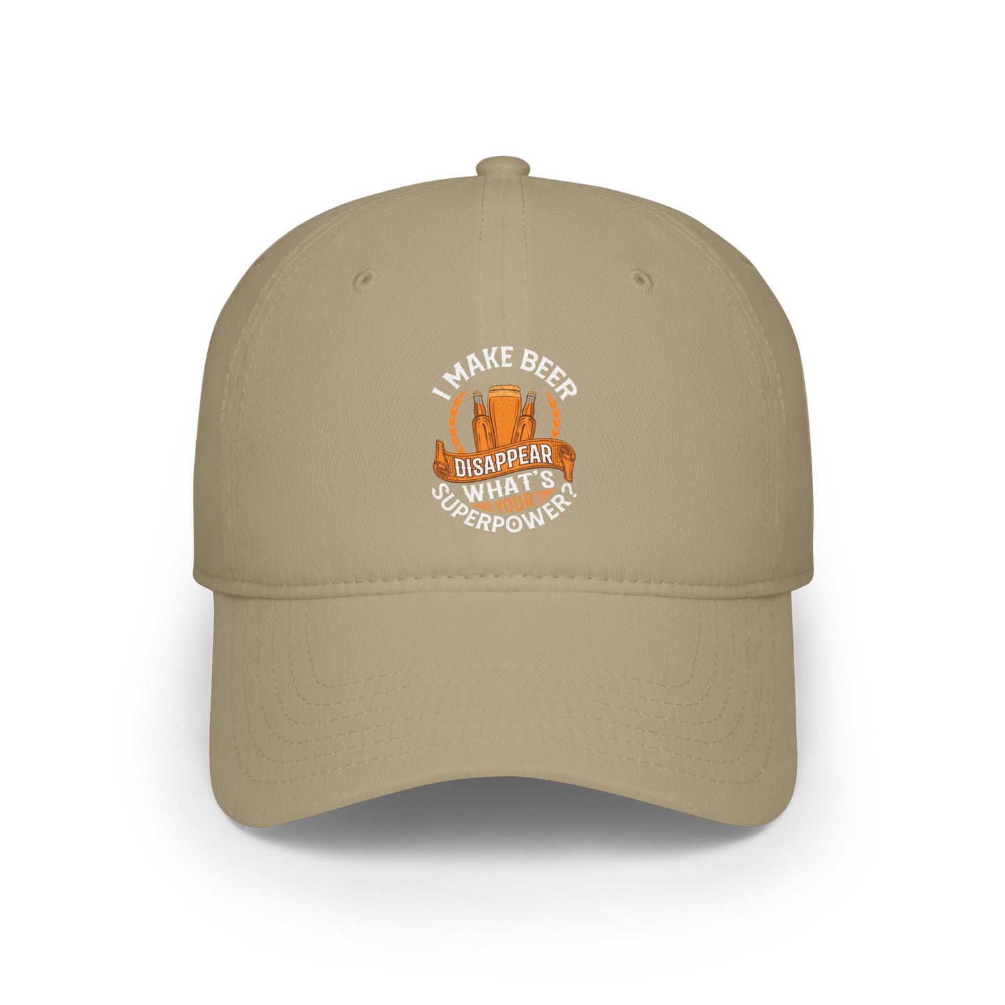 I make beer disappear / Low Profile Baseball Cap