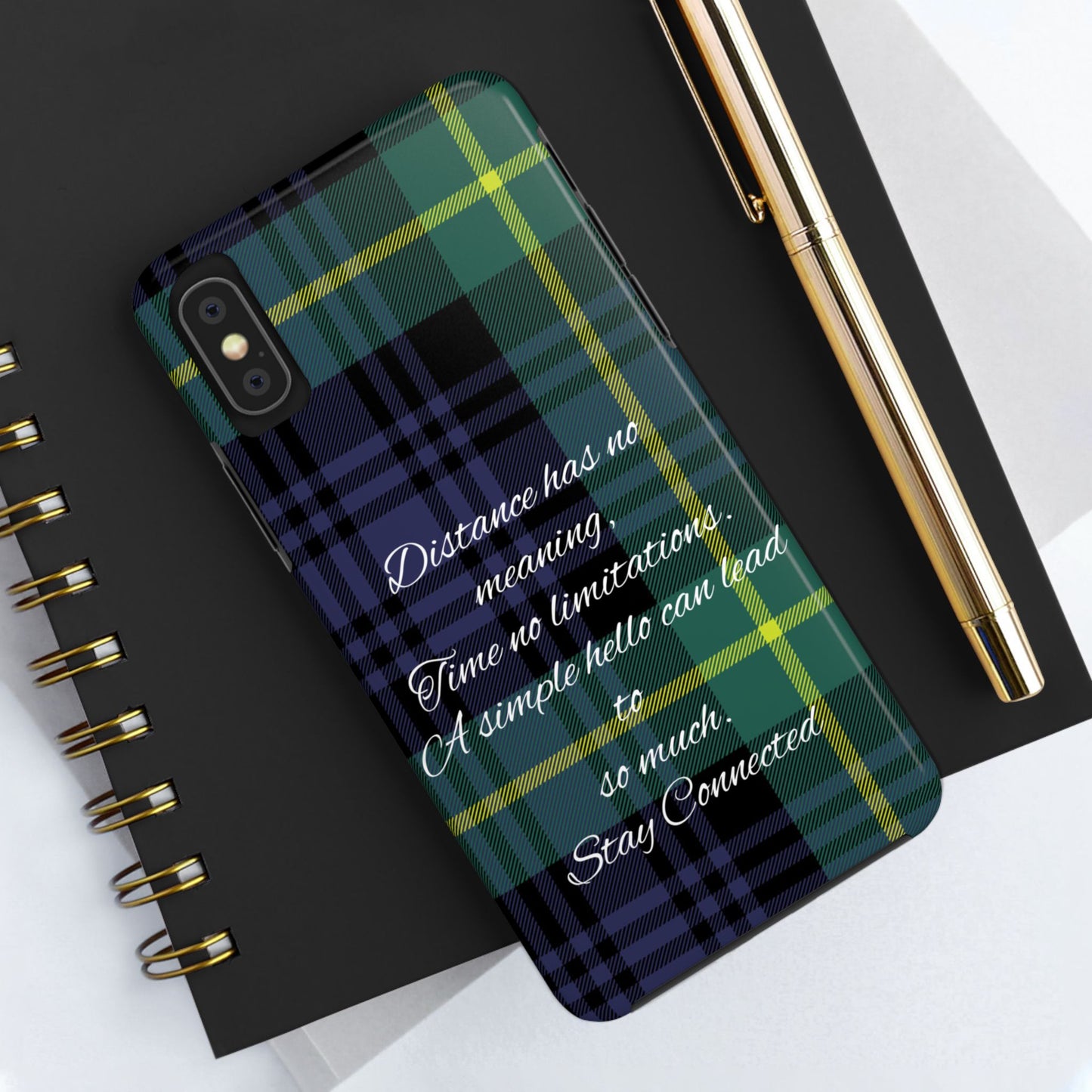 Green plaid version / Tough Phone Cases