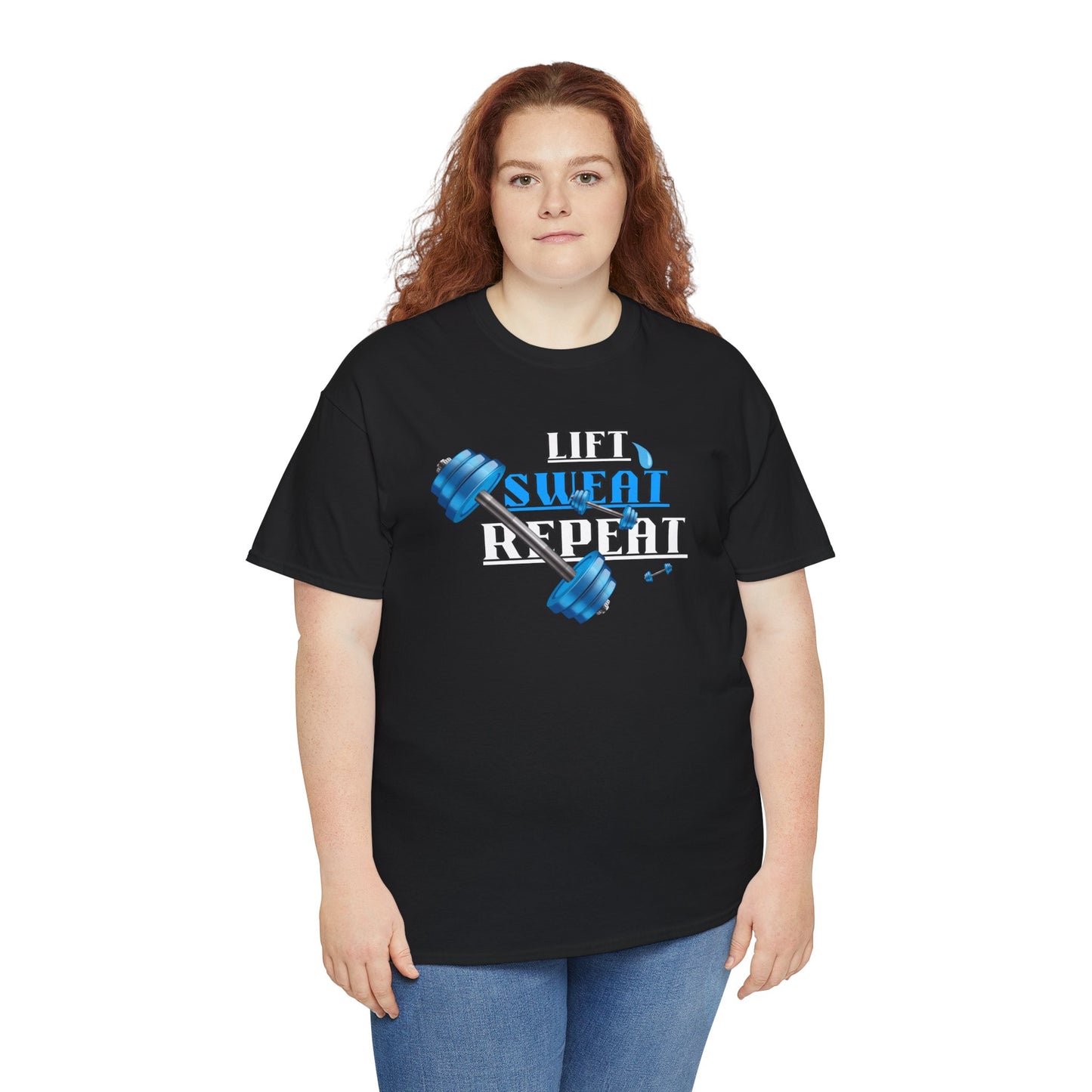 Lift Sweat Repeat Unisex Heavy Cotton Tee