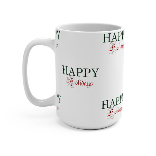 Happy Holidays / Mug 15oz white