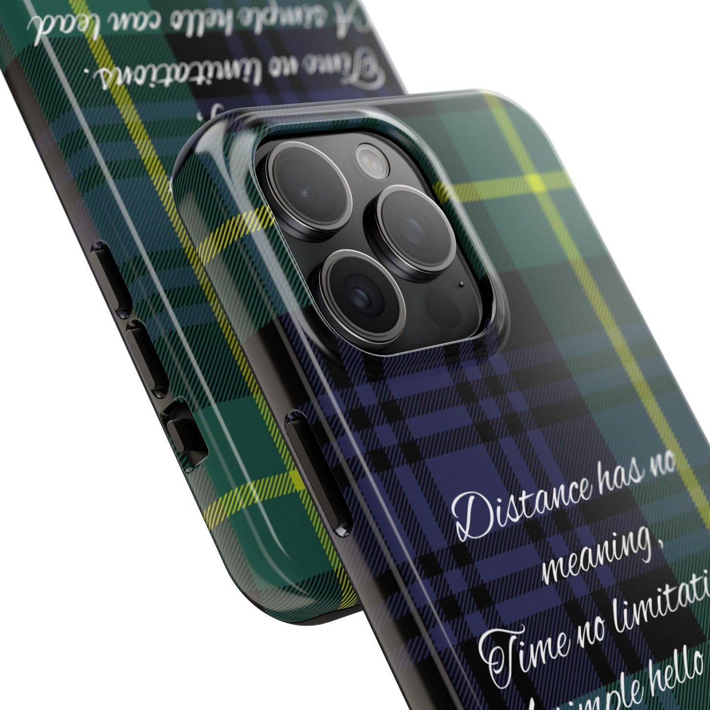 Green plaid version / Tough Phone Cases