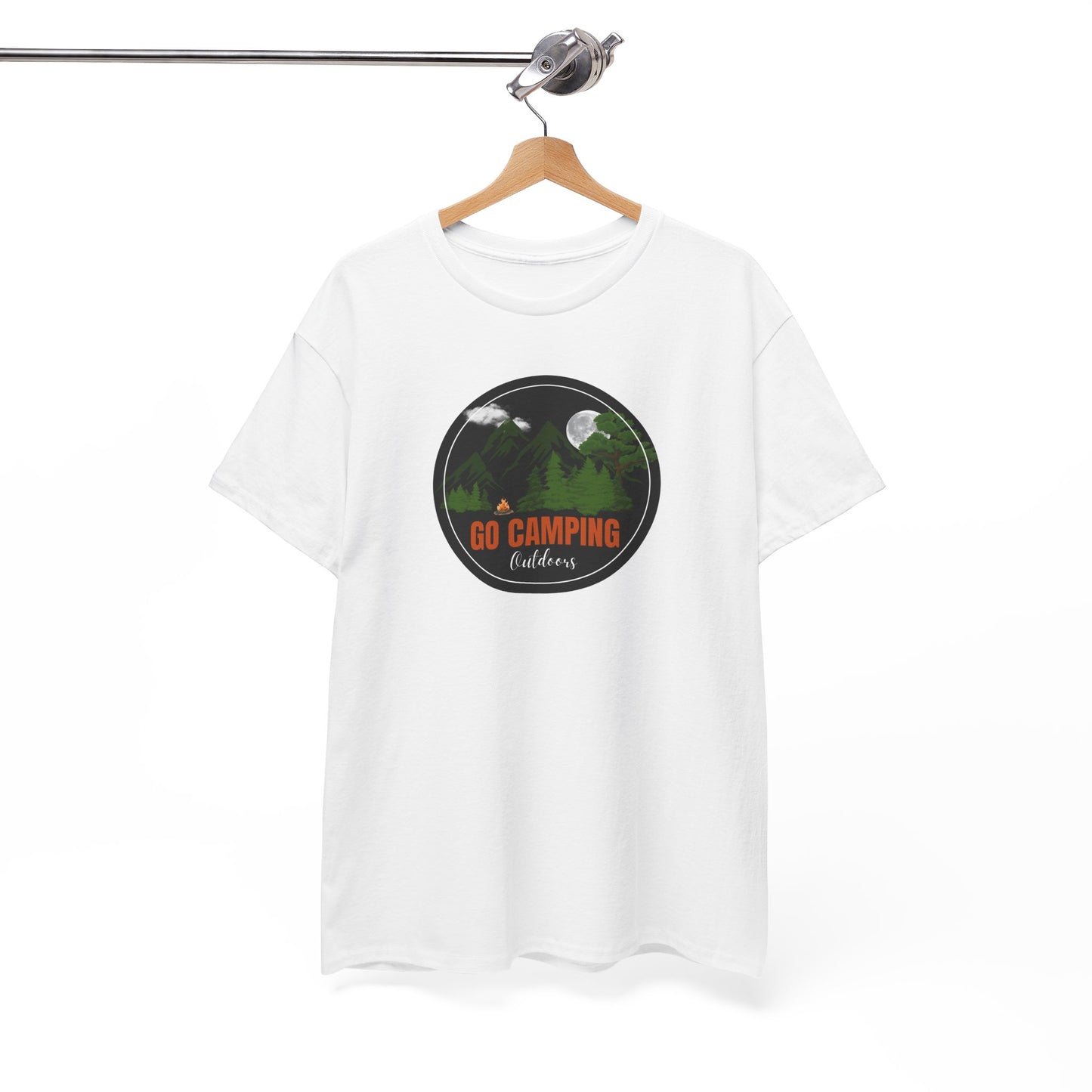 Go Camping Outdoors Unisex Heavy Cotton Tee