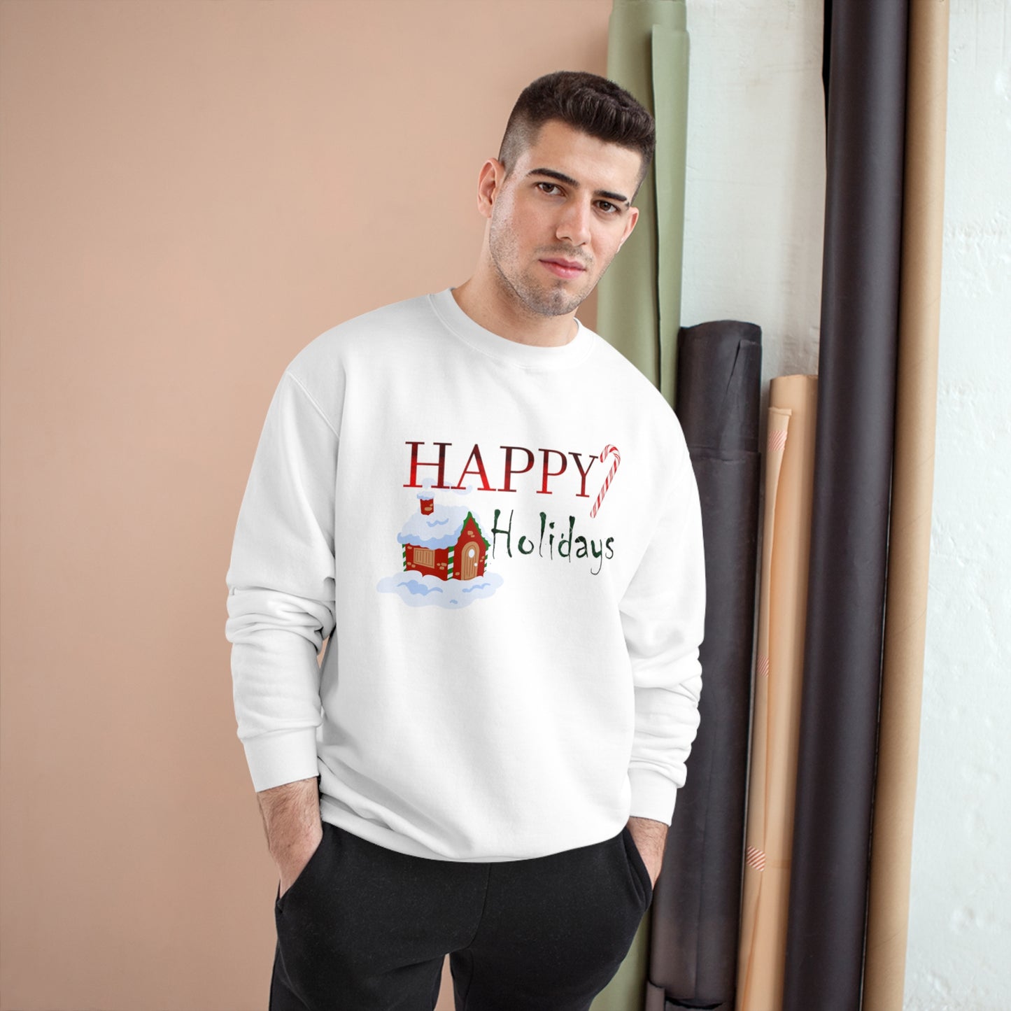 Happy Holidays / Champion Sweatshirt