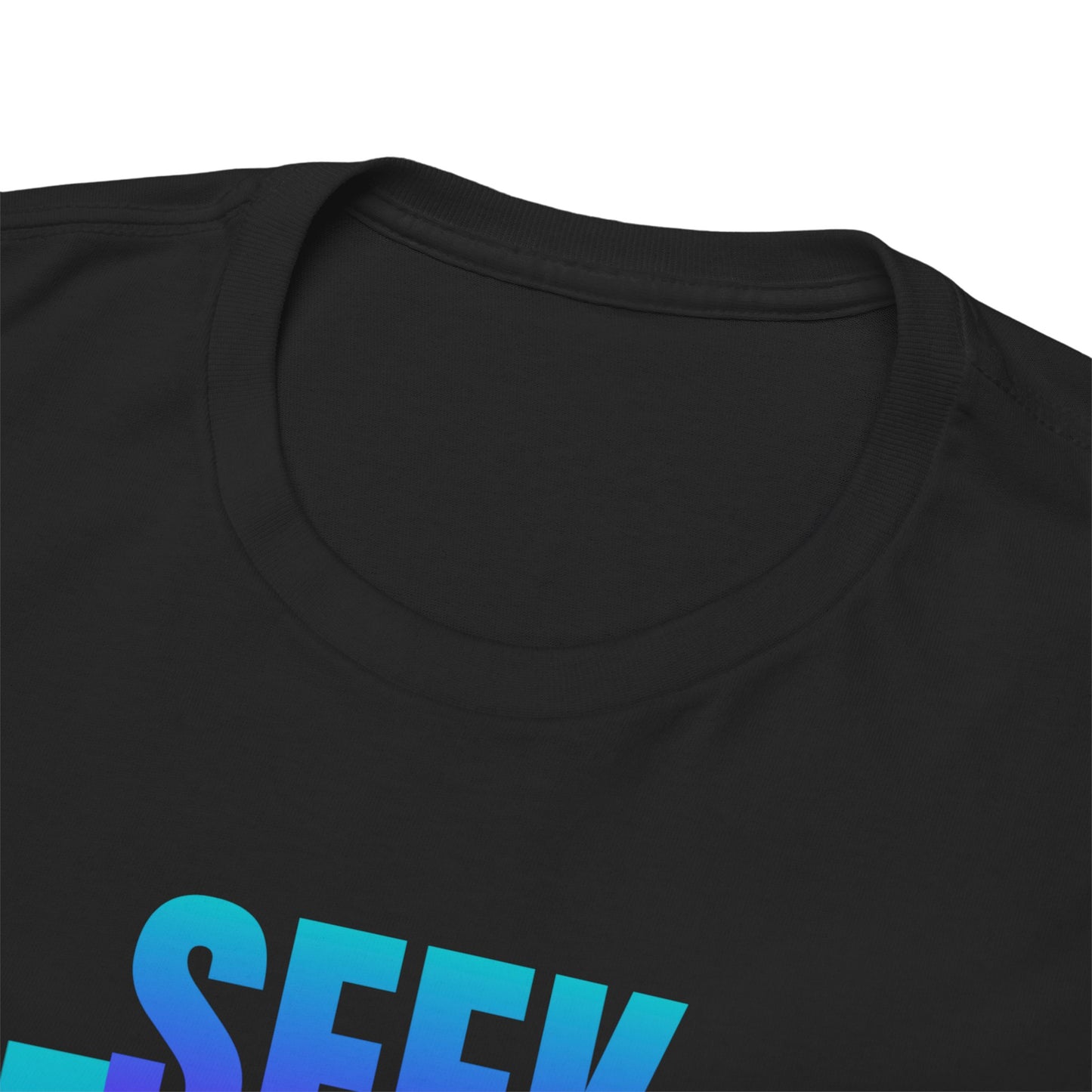 Seek joy quote Unisex Heavy Cotton Tee