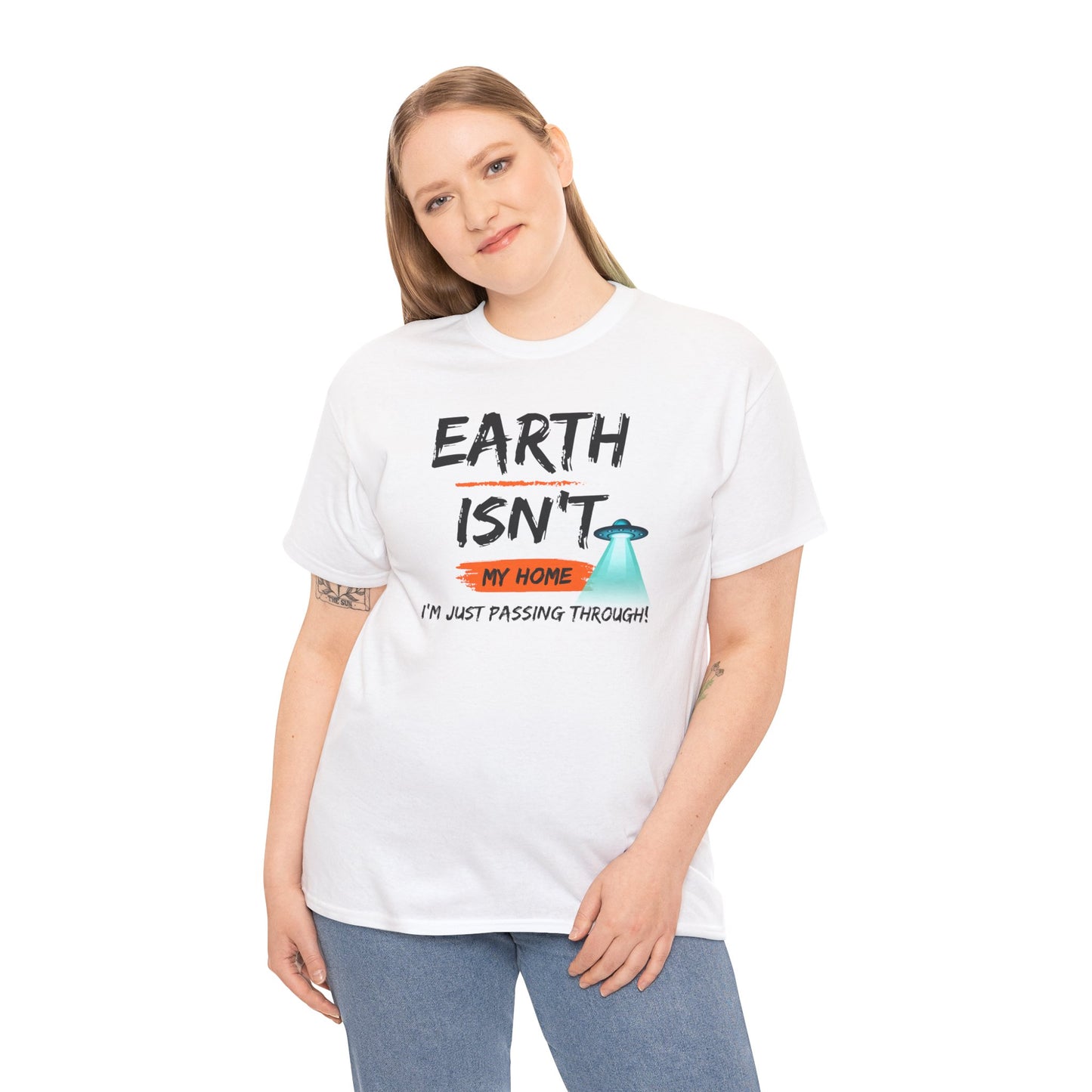 Earth Isn't My Home Unisex Heavy Cotton Tee