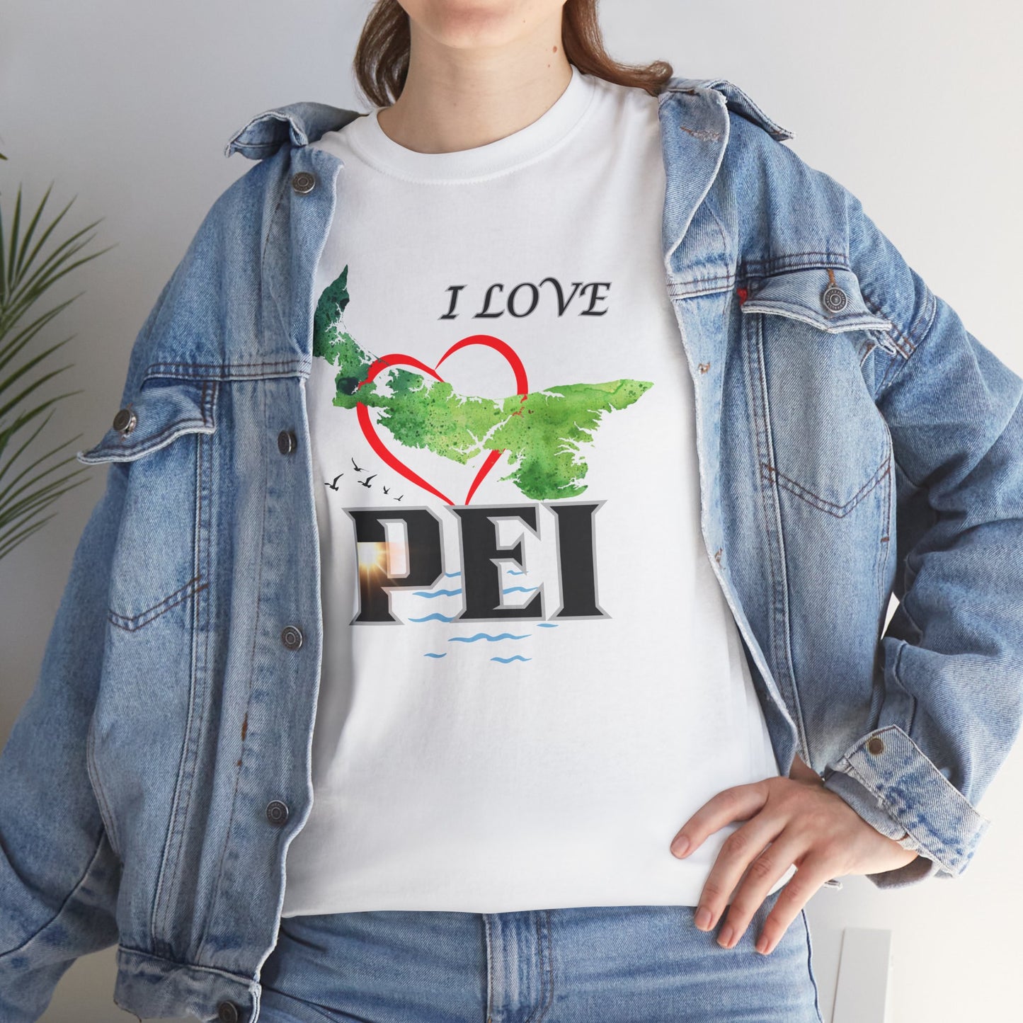 I Love PEI / Canada Unisex Heavy Cotton Tee